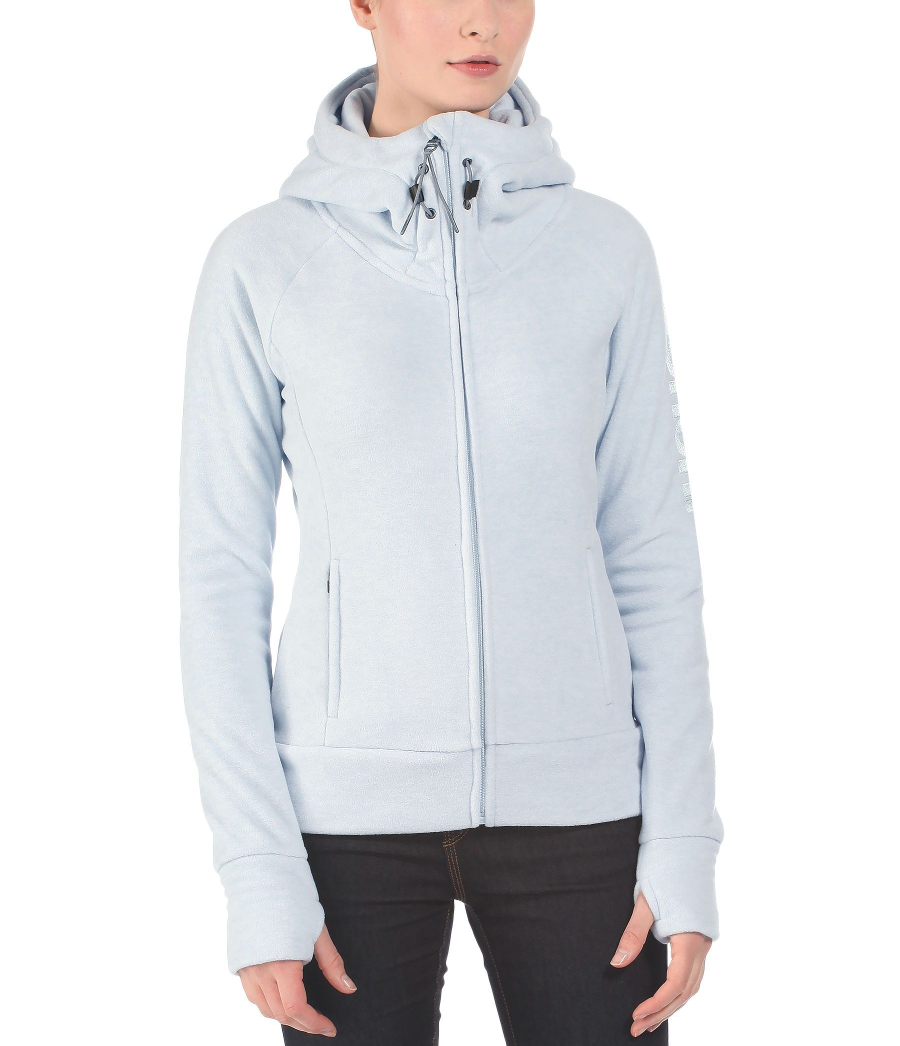 Bench Blue Slinker Ii Zip Thru Funnel Neck Hoodie Lyst