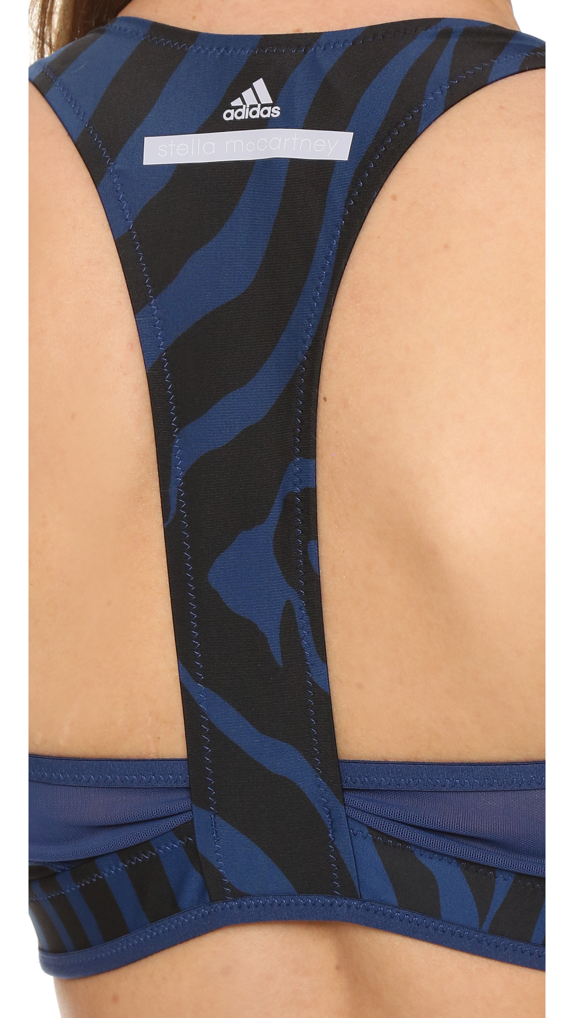 adidas By Stella McCartney Performance Bikini Top in Blue | Lyst