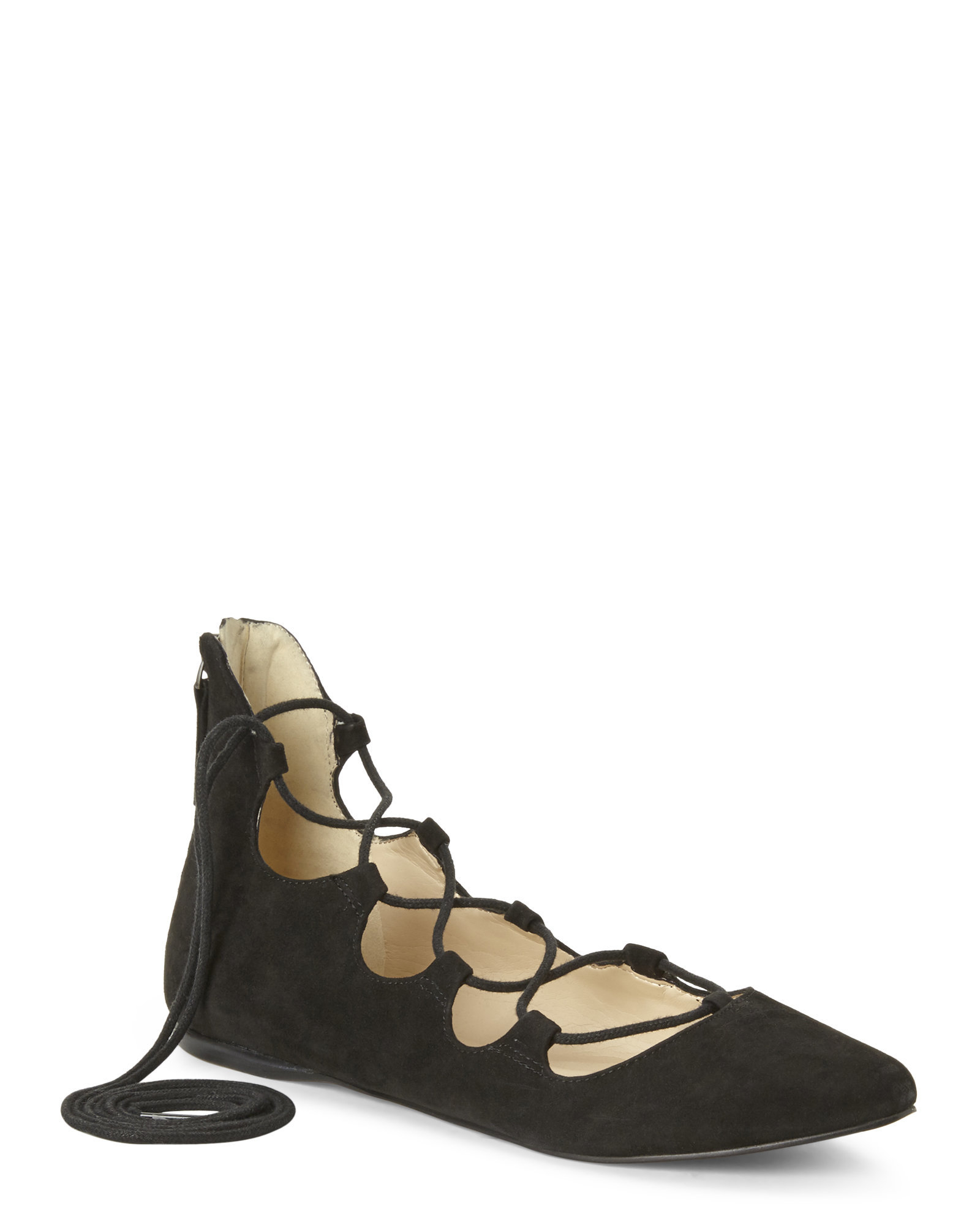 nine west lace up flats