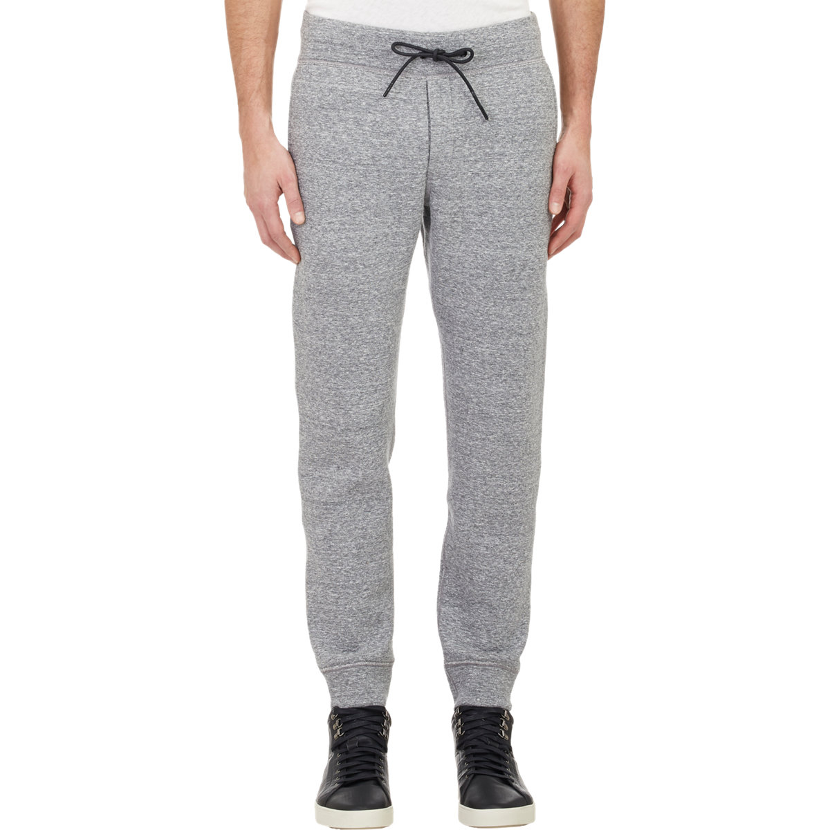Lyst - Rag & Bone Mélange Fleece Sweatpants in Gray for Men