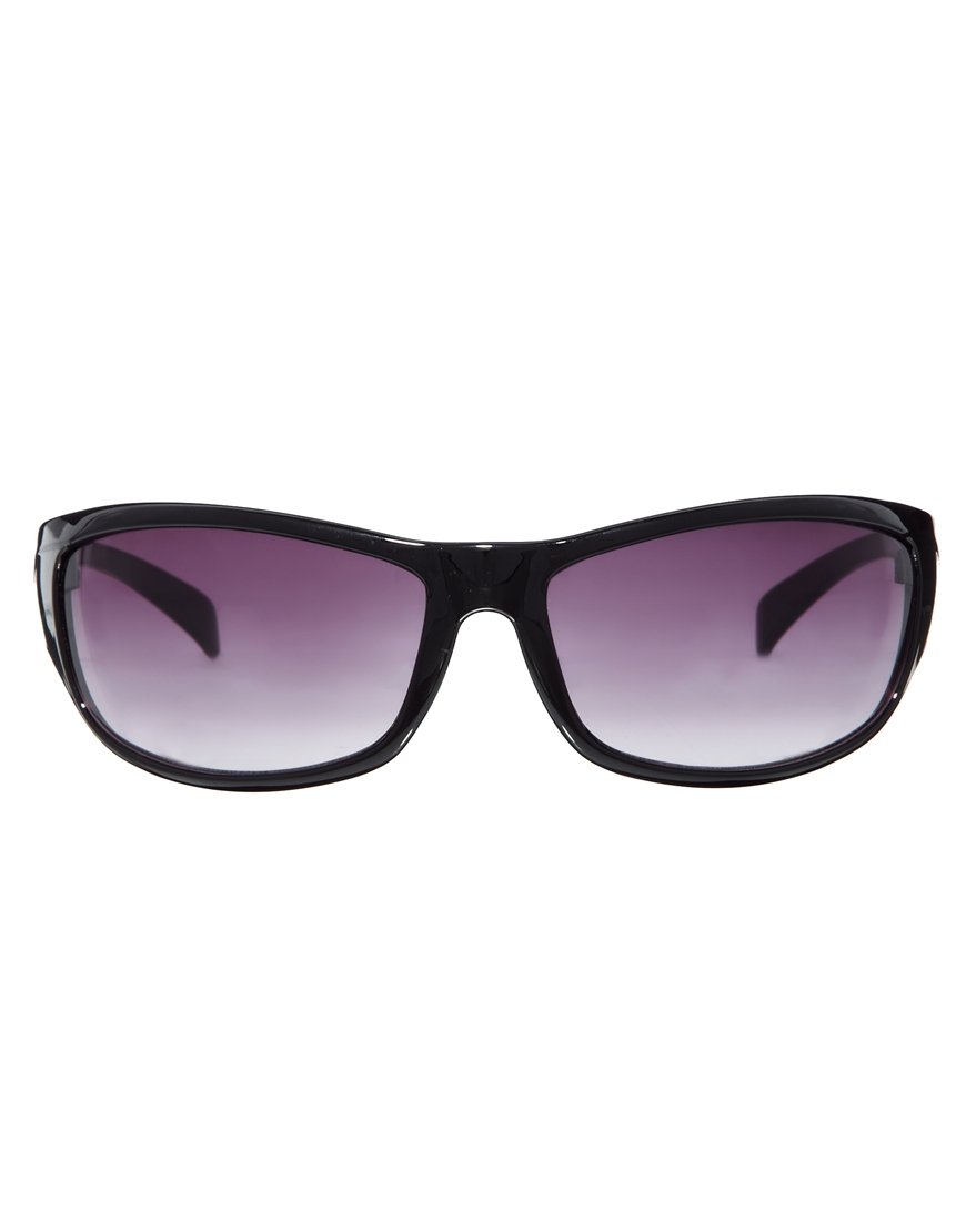 ASOS Wrap Around Sunglasses in Black for Men Lyst