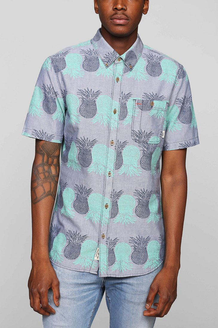 Rusden Pineapple Buttondown Shirt 