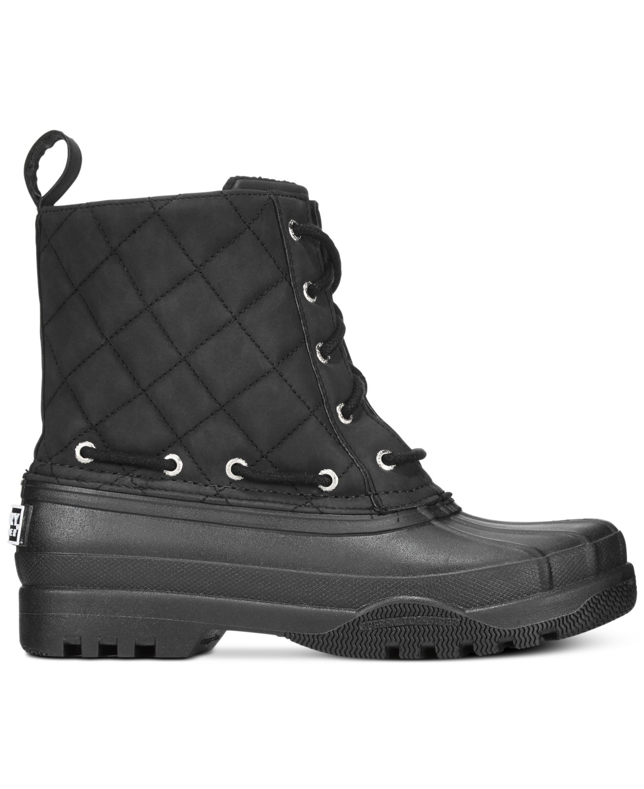 Gosling Quilted Rain Boots in Black 