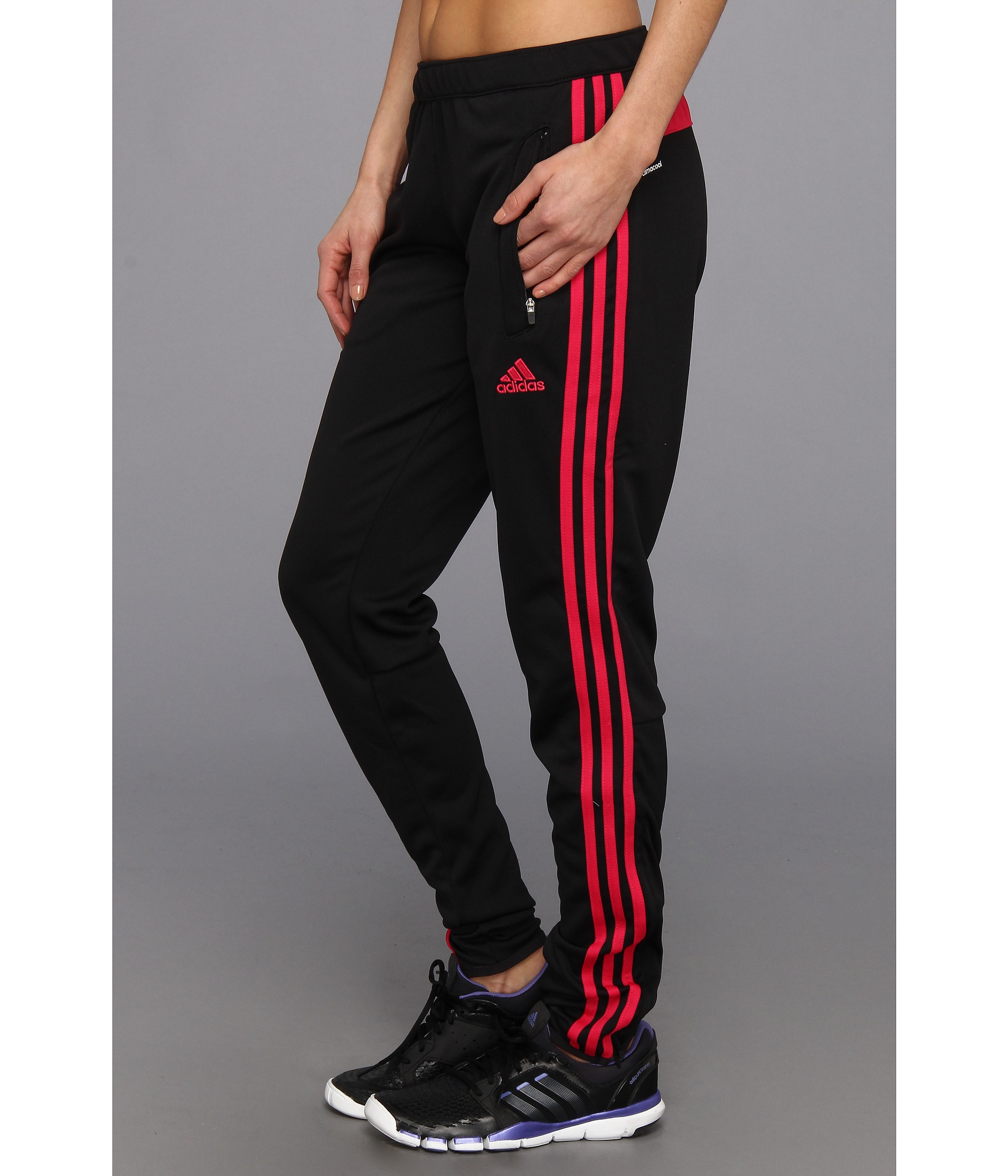 red climacool adidas pants