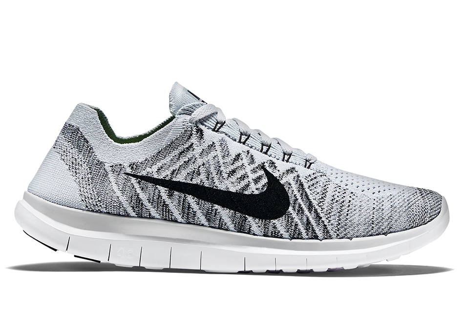 Nike Free 4.0 Flyknit Pure Platinum in Black (Gray) for Men | Lyst