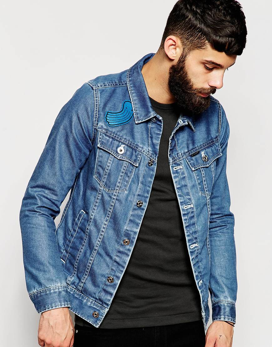 Gstar raw For The Oceans Denim Jacket Slim Tailor 3d Light Aged