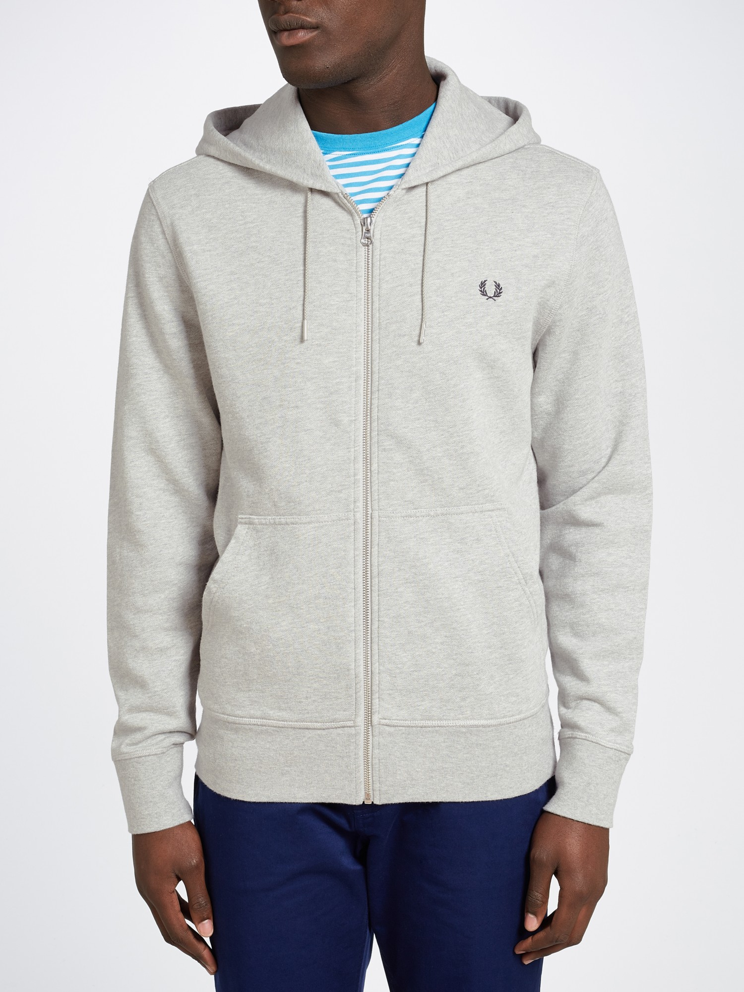 fred perry grey hoodie