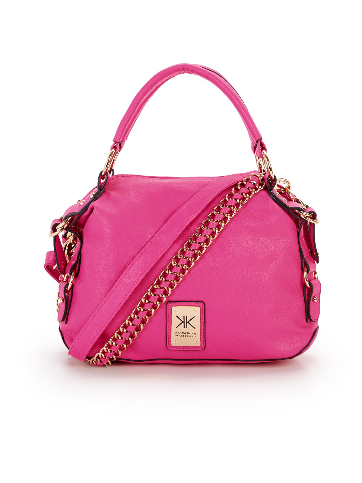 Lipsy Kardashian Kollection Slouch Shoulder Bag in Pink (hot_pink) Lyst
