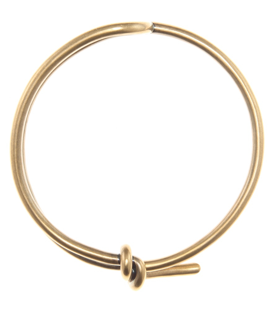 Balenciaga Knot Necklace in Gold - Lyst