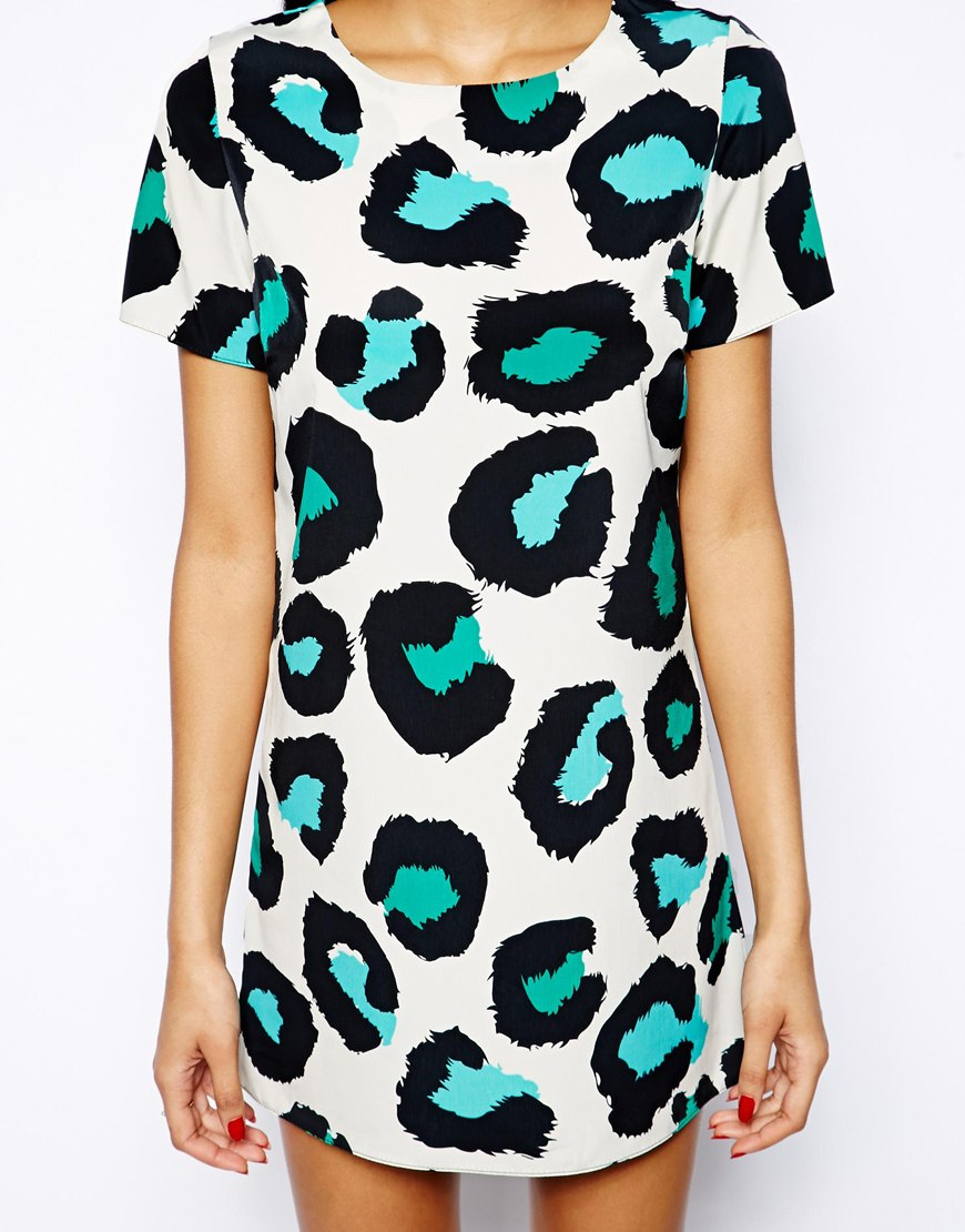 colourful shift dress