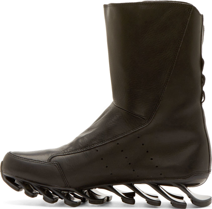 Rick Owens Black Adidas By Springblade Boots for Men | Lyst