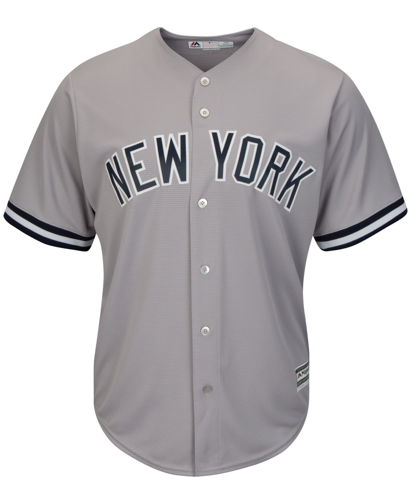 Majestic Synthetic Men's New York Yankees Replica Jersey in Gray for Men - Lyst