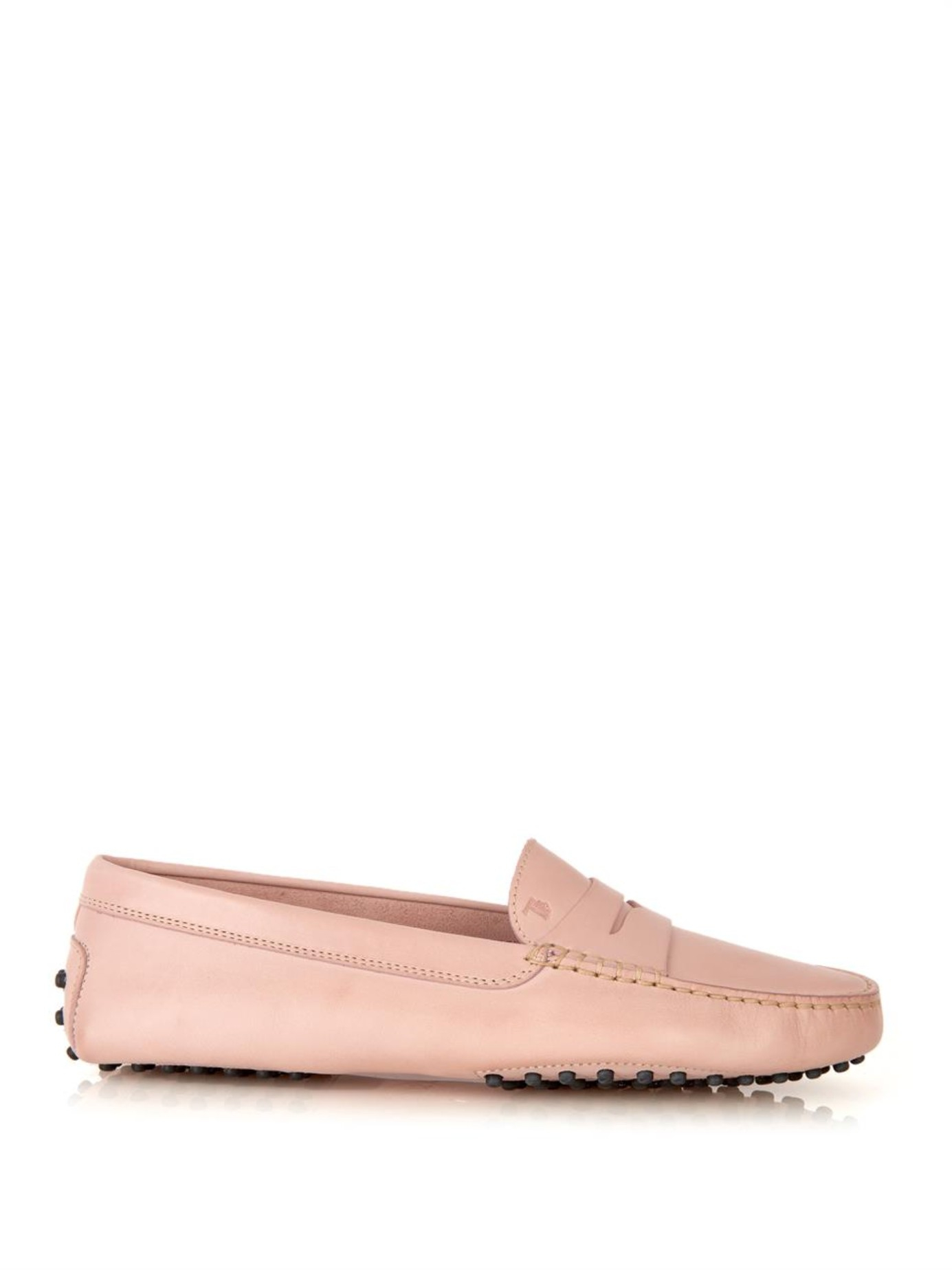 Lydig Fremtrædende Vestlig Tod's 'Gommino' Loafers in Pink | Lyst