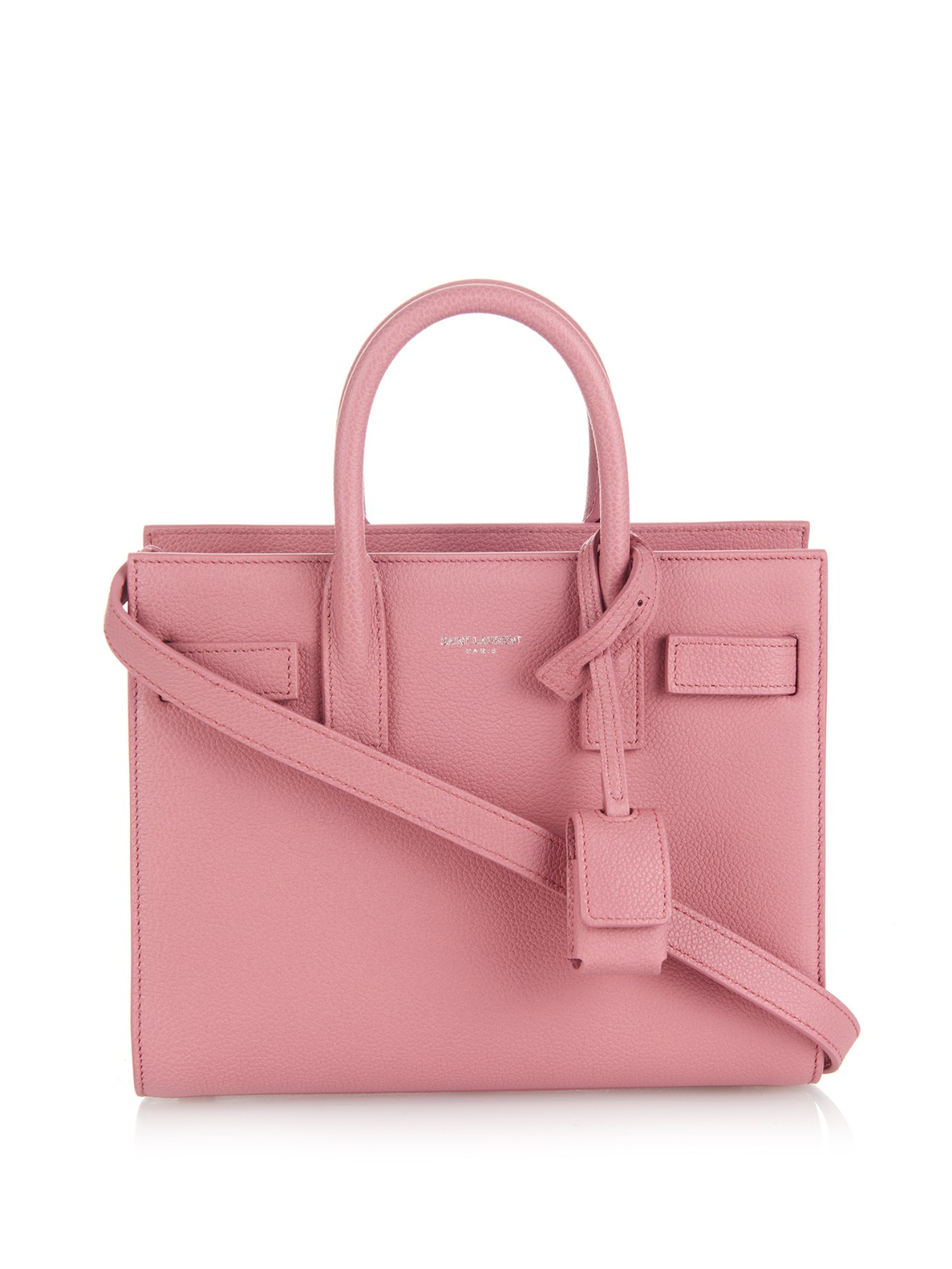 Sac de jour leather tote Saint Laurent Pink in Leather - 37324936
