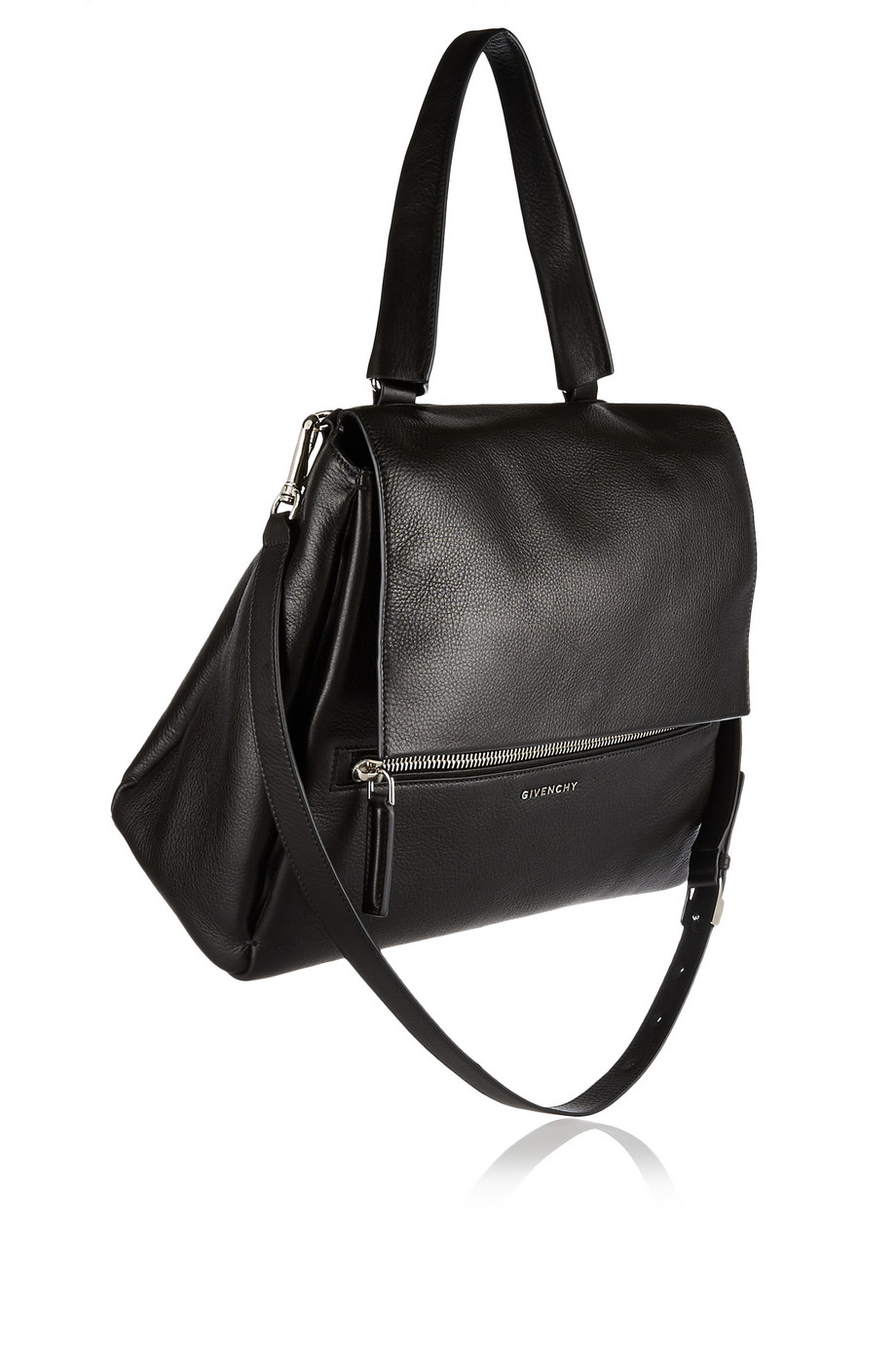 Lyst Givenchy Medium Pandora Pure Bag In Black TexturedLeather in Black