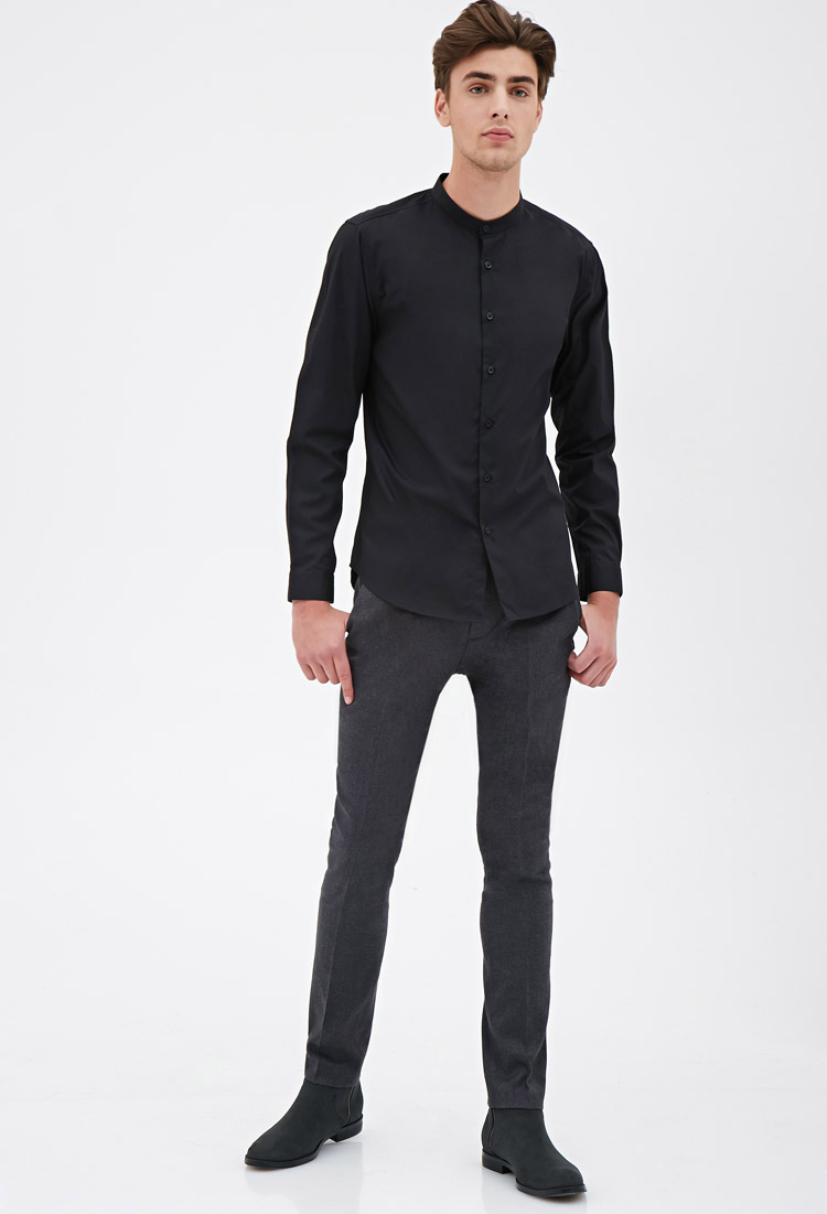 Shop For Tuxedo Shirts at Discount Prices This gorgeous black shirt goes against just about every classic style convention, and yet comes across with all the elegance and sophistication that a gentleman should expect from his formalwear, making it an excellent choice for the man who dares to be differently dapper.