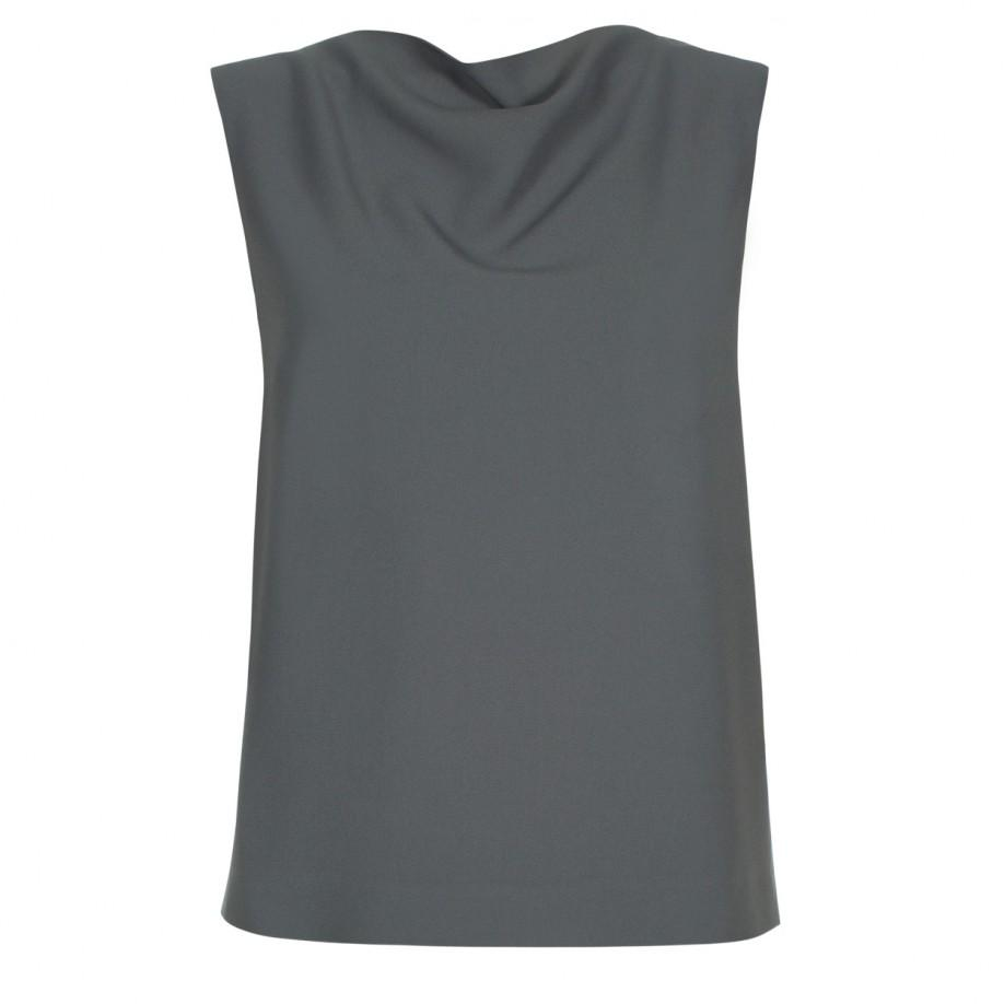 Paul Smith Women's Slate Grey Sleeveless Shell Top in Gray - Lyst