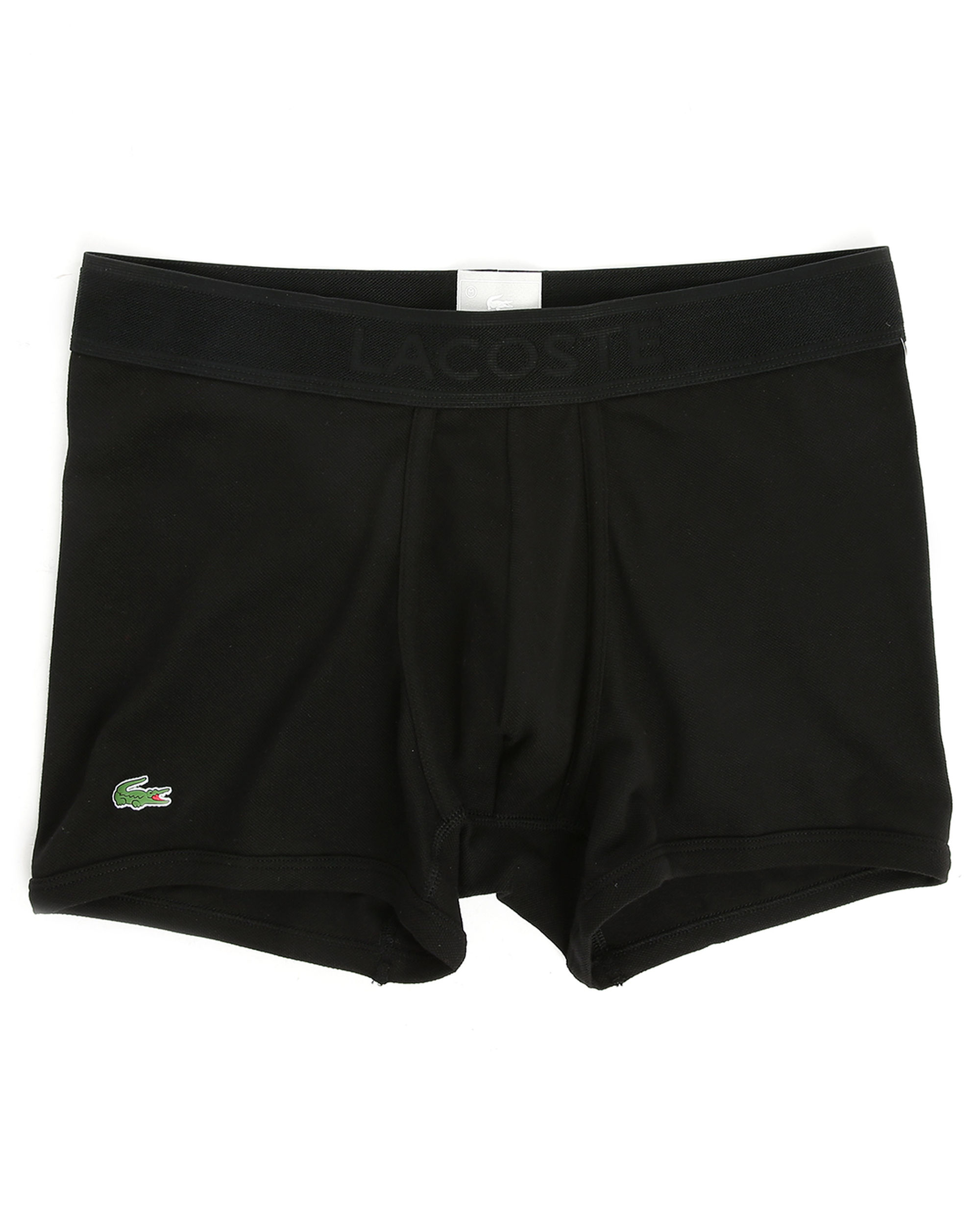 Lacoste Black Pique Cotton Boxer Shorts in Black for Men Lyst
