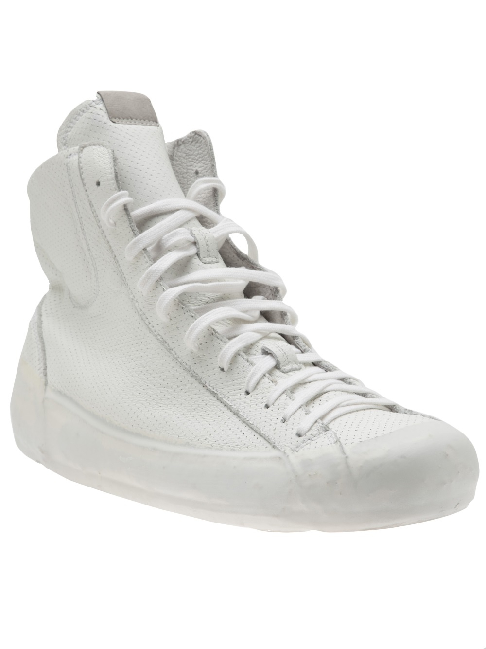 Oxs Rubber Soul Leather High-Top Sneakers in White for Men | Lyst