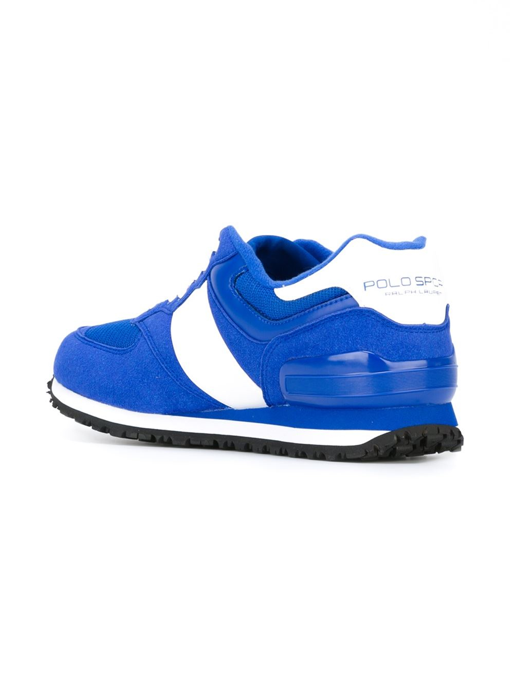 Polo Ralph Lauren Logo Running Sneakers in Blue for Men - Lyst