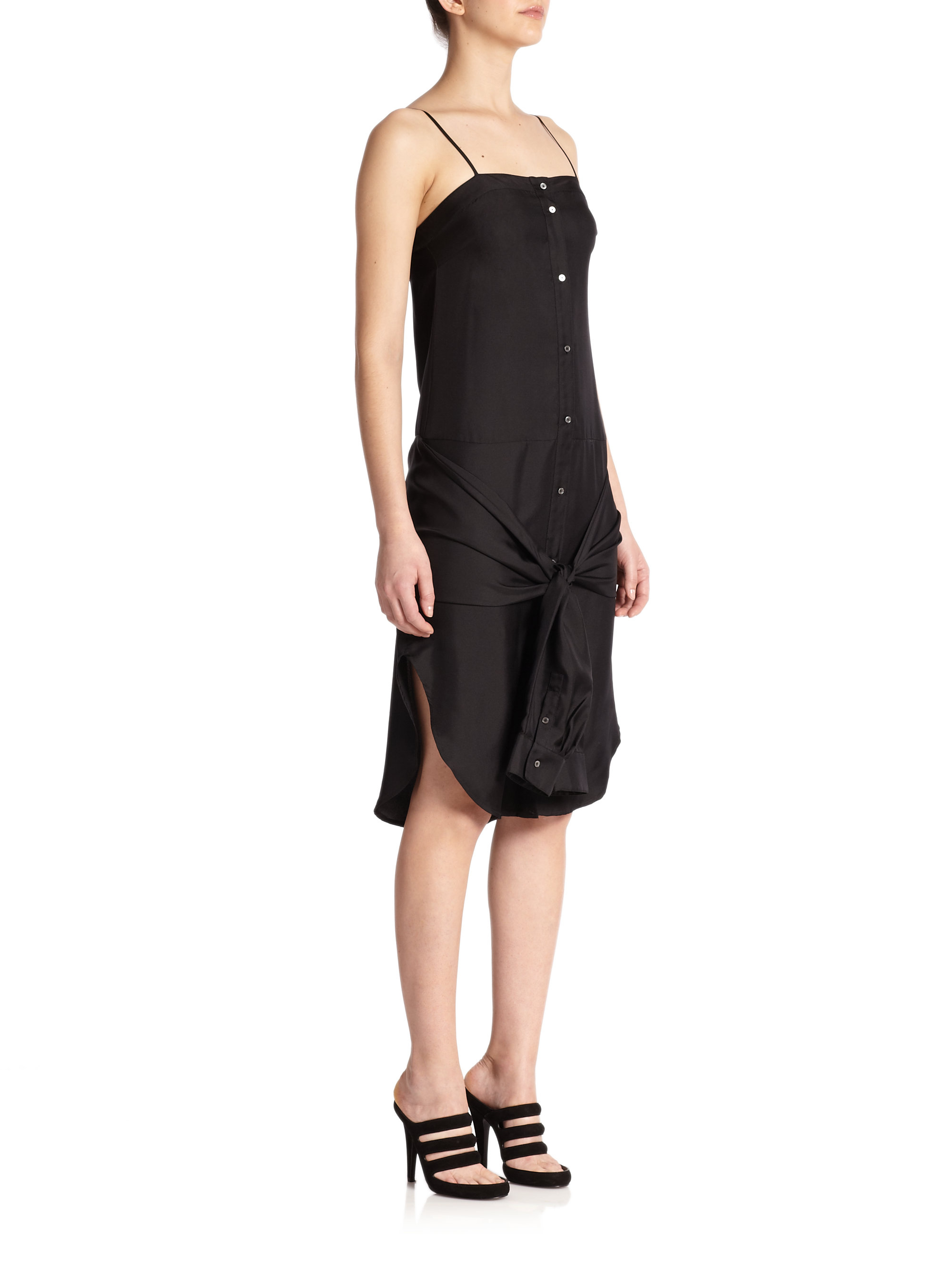 alexander wang silk dress