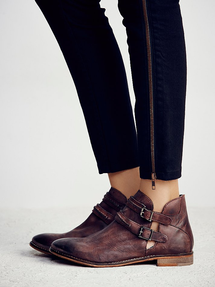 Free people Braeburn Ankle Boot in Brown | Lyst