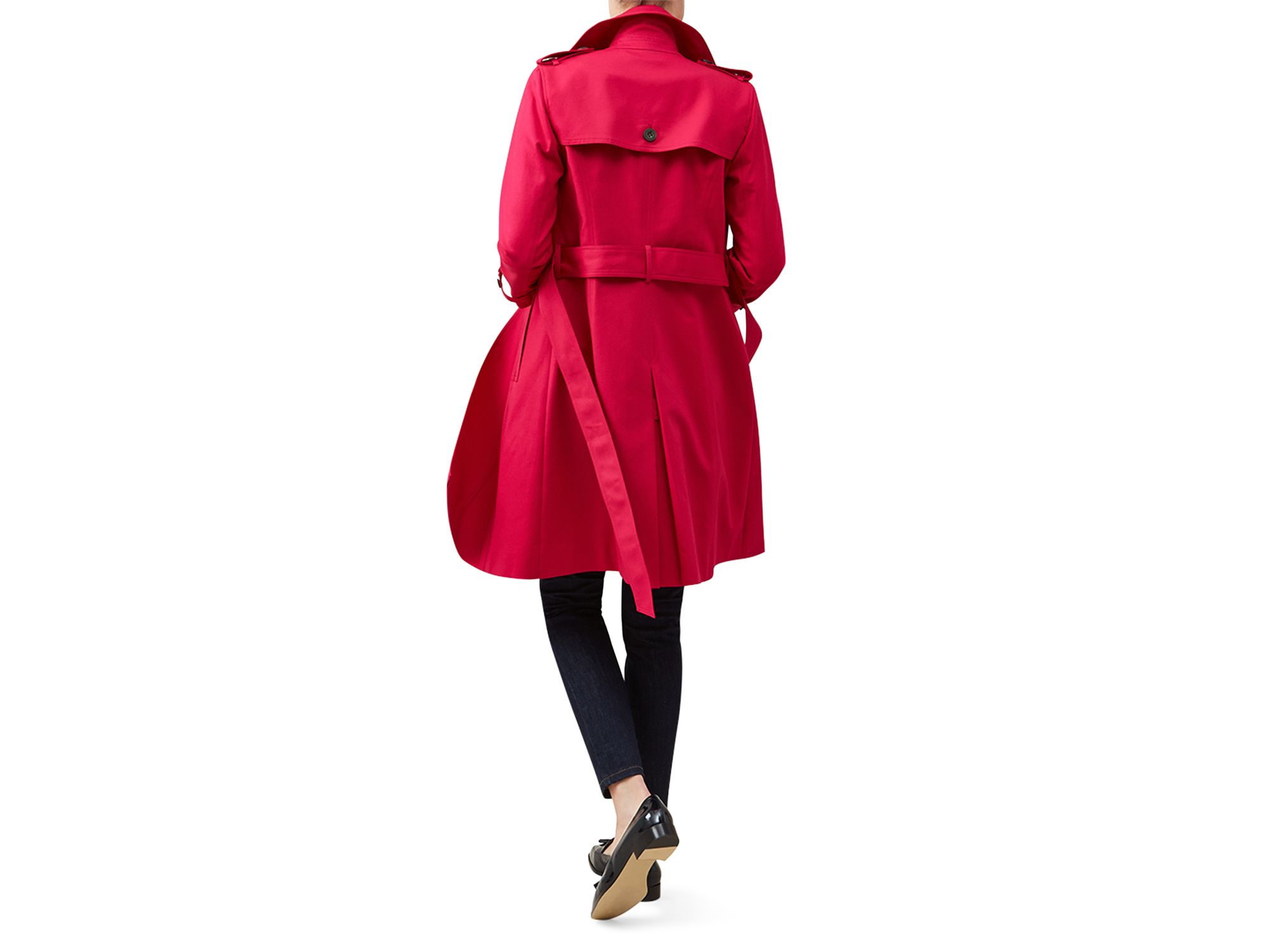 hobbs pink trench coat
