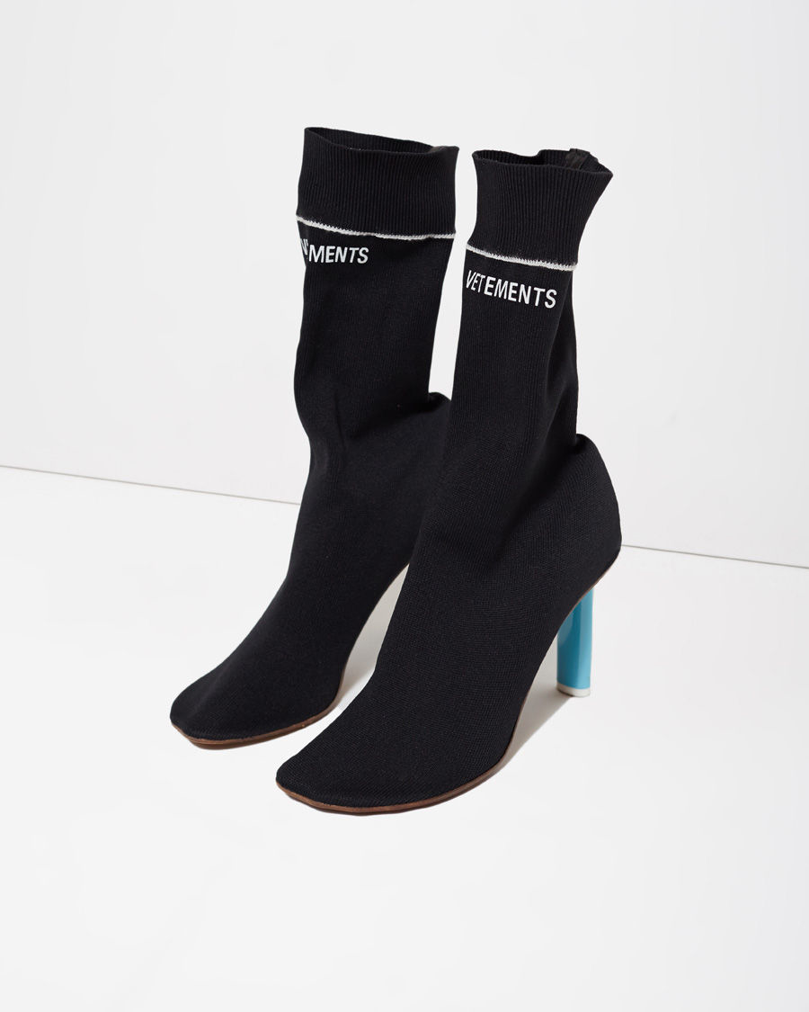 Vetements Sock Boot in Black - Lyst