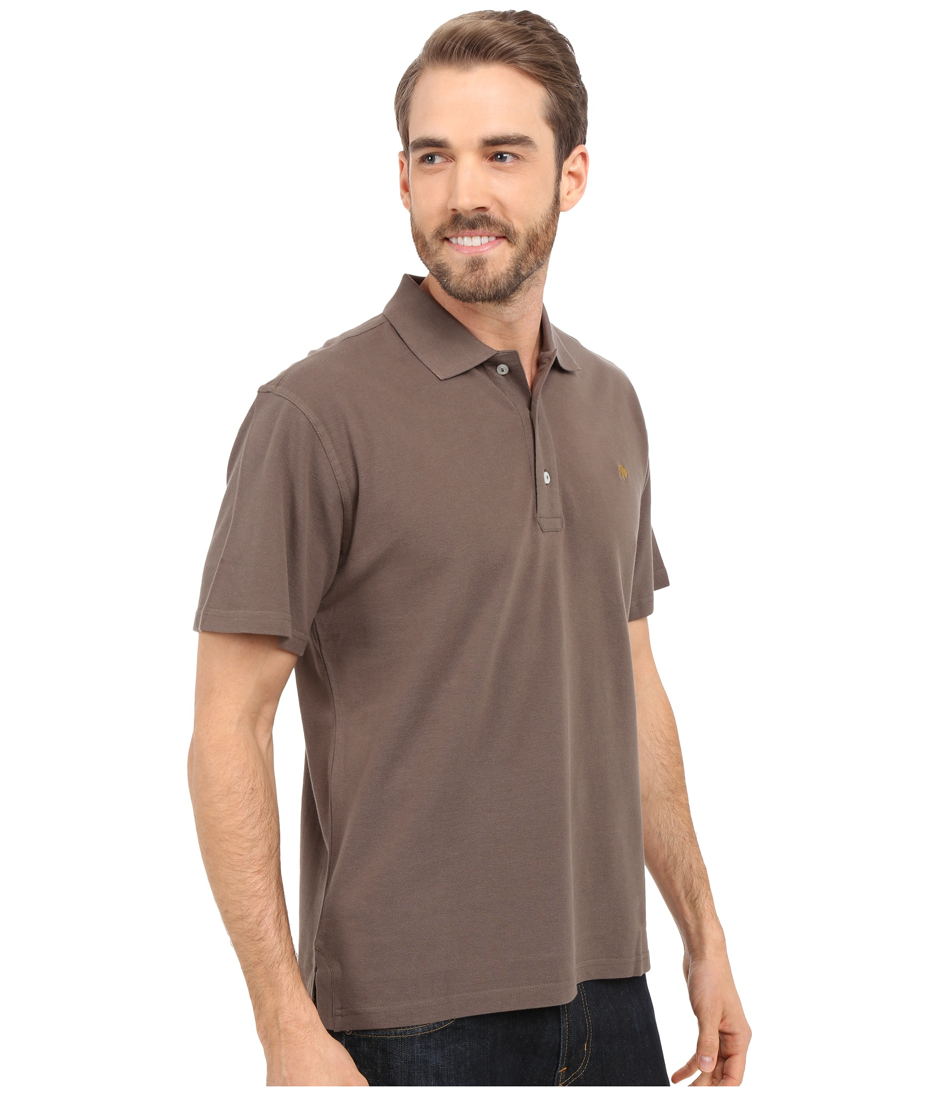 Download Mountain Khakis Cotton Bison Polo Shirt in Brown for Men ...