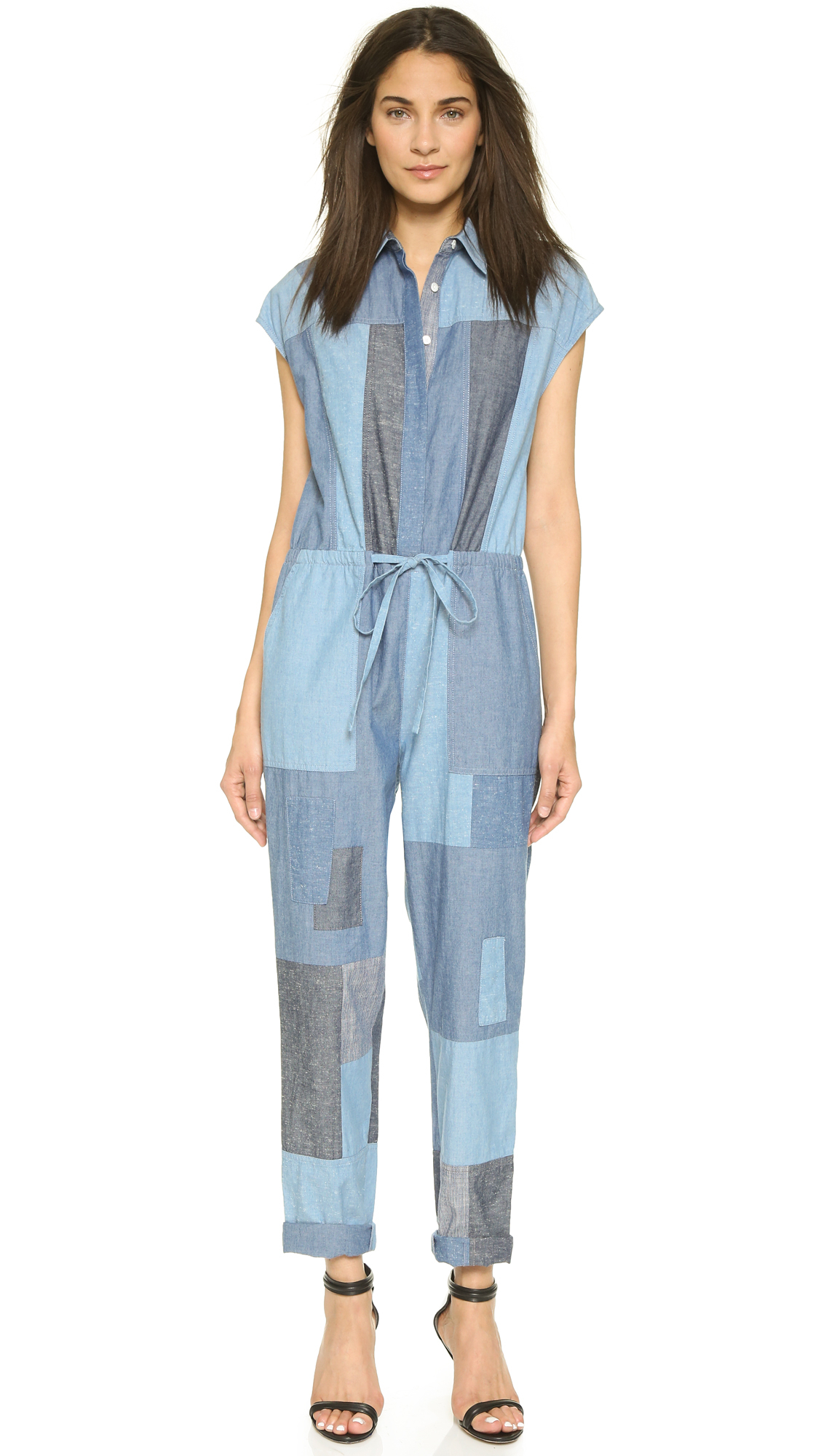 patchwork jumpsuit