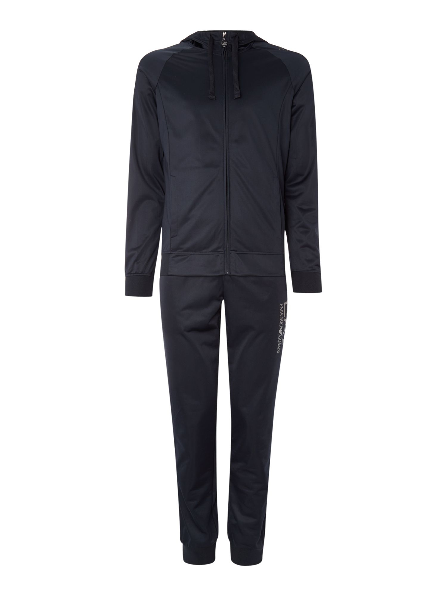 EA7 Plain Tracksuit With Zip Fastening in Navy (Blue) for Men - Lyst