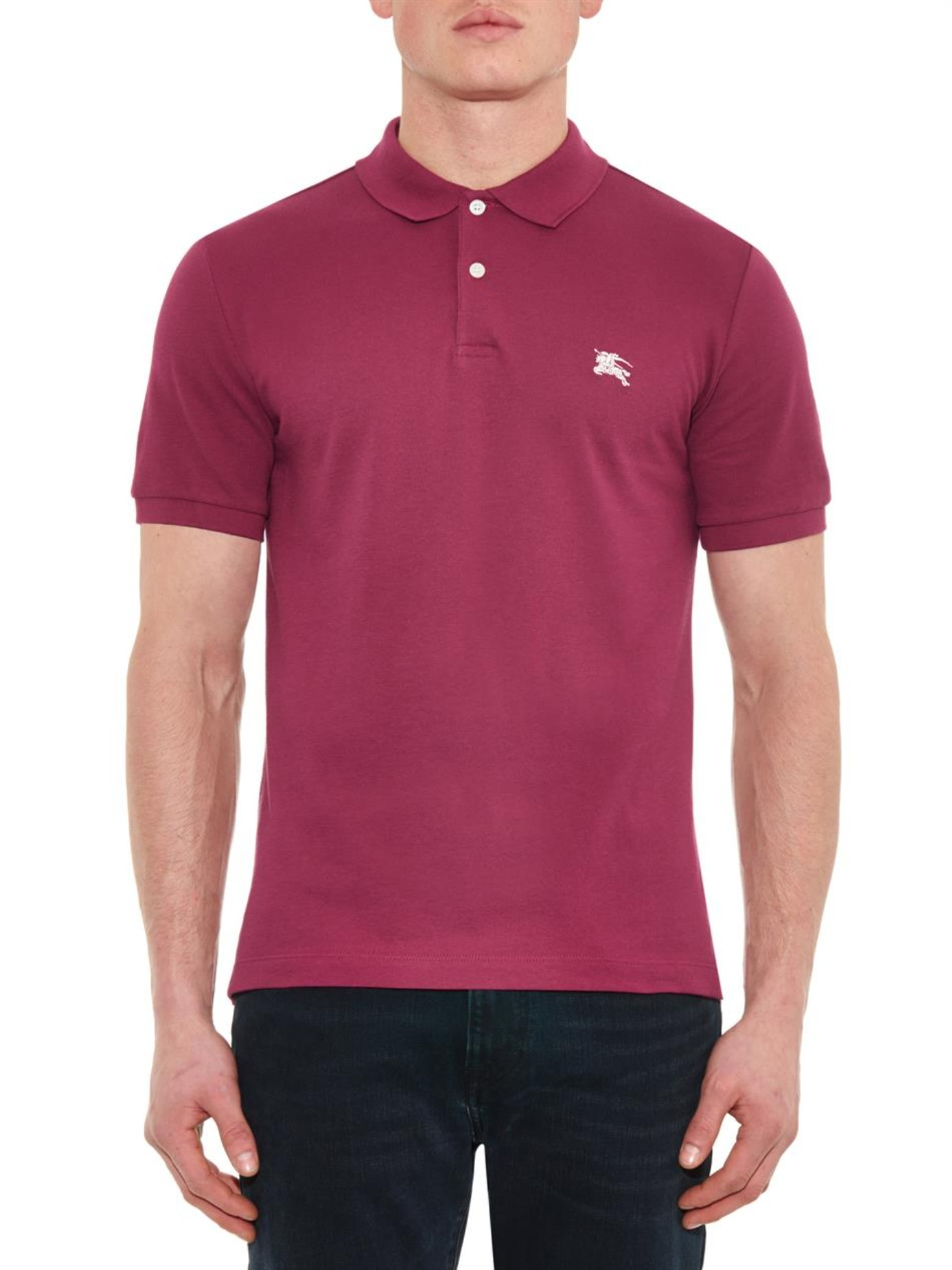 burberry pique polo shirt