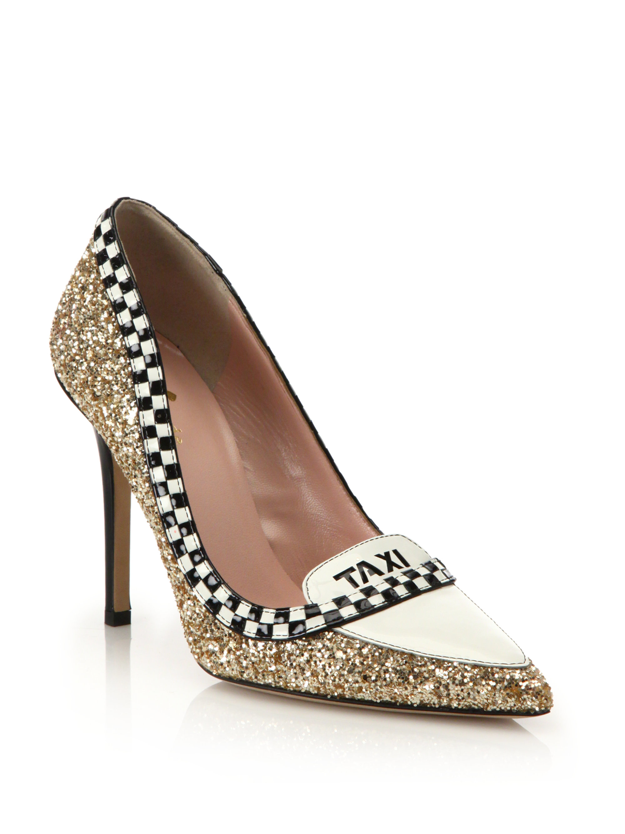 Kate Spade Leather Lexi Taxi Glitter 