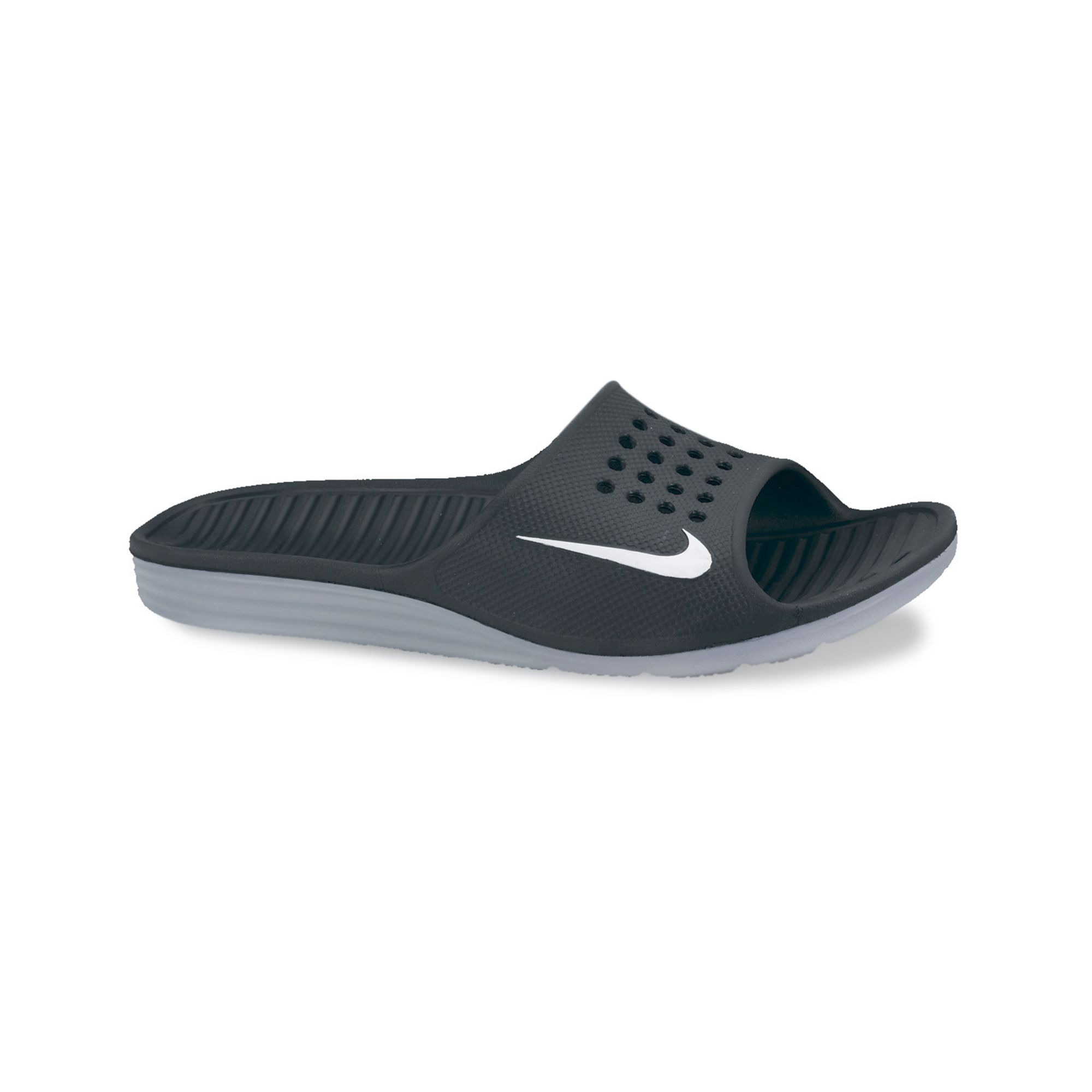 Nike Solarsoft Slides in Black/White (Black) for Men | Lyst