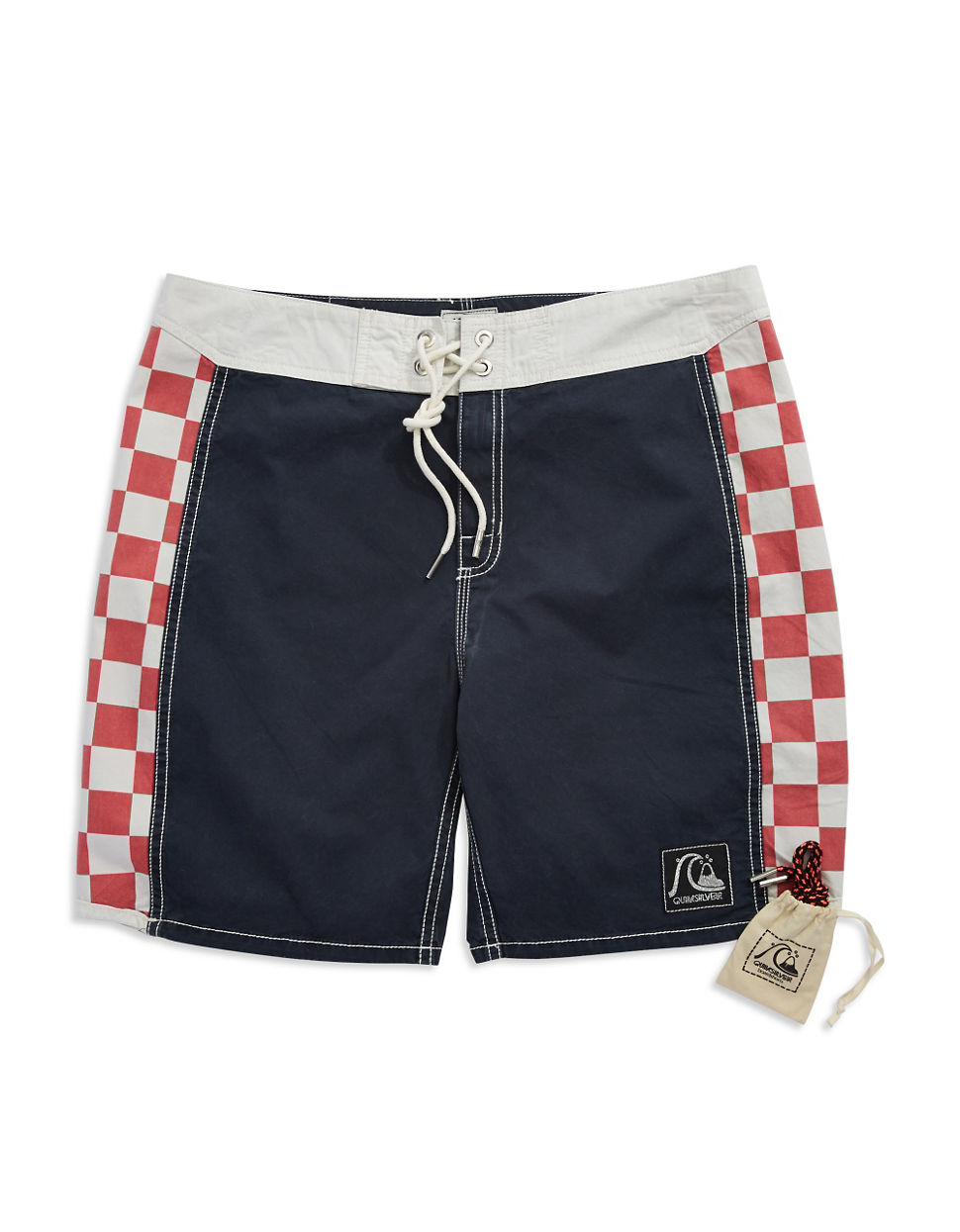 checkered cargo shorts