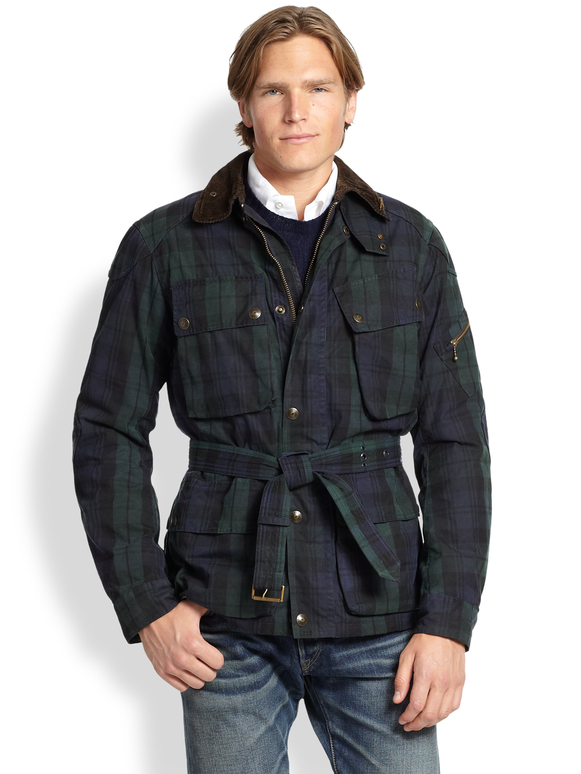 polo tartan jacket