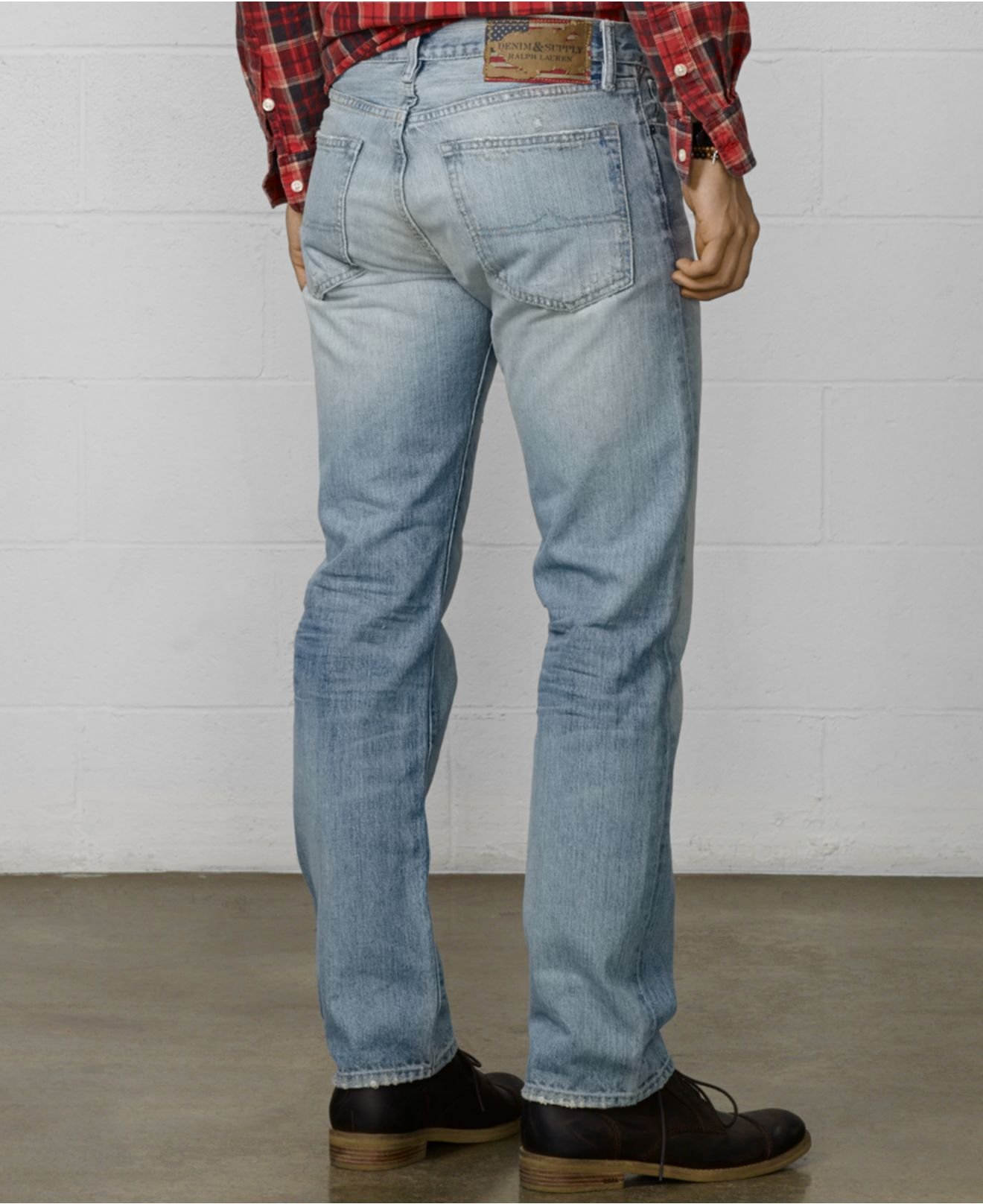 Denim & Supply Ralph Lauren Boot Cut Jeans in Blue for Men | Lyst