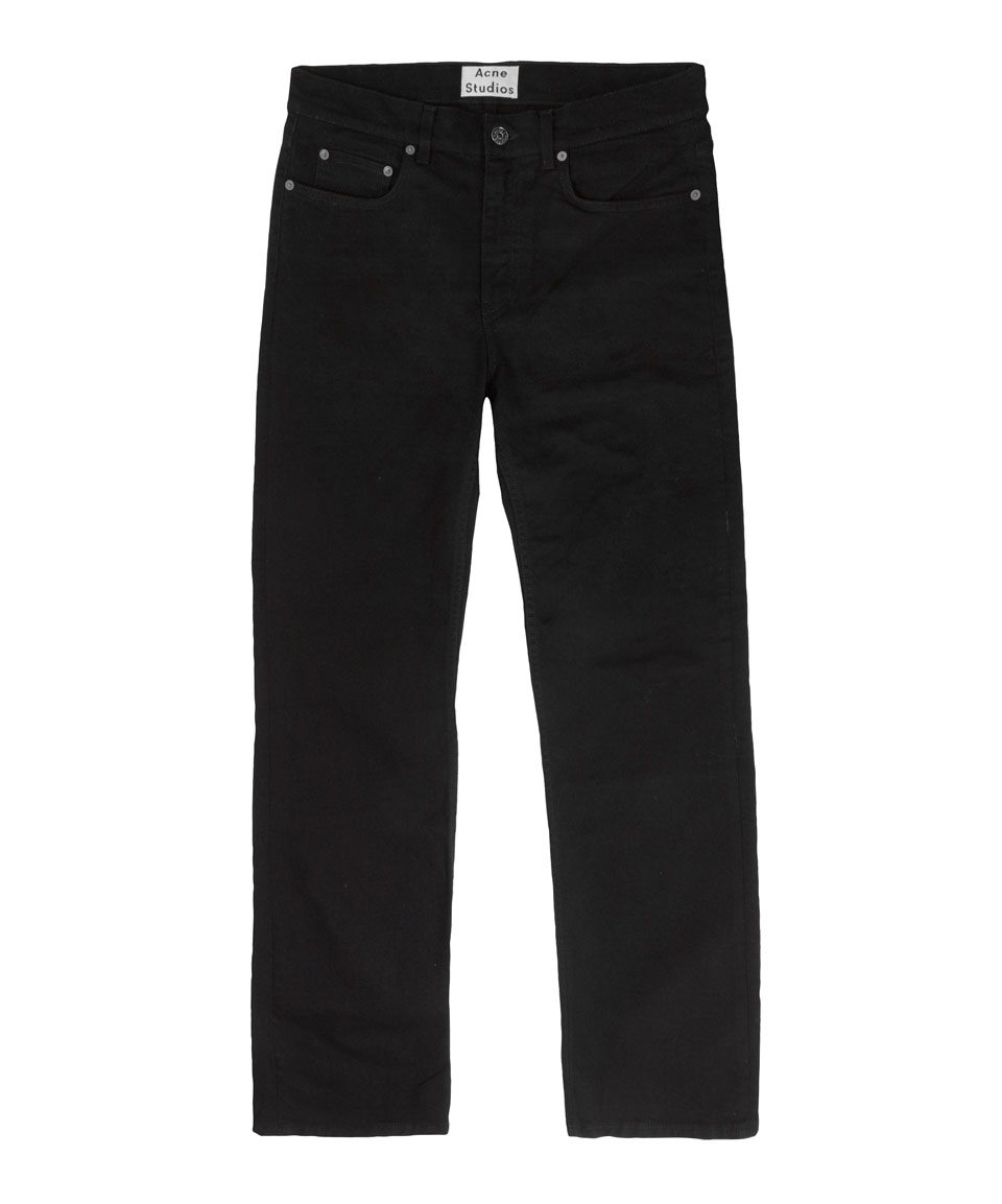 Acne Studios Ash Black Jeans L32 in Grey for Men - Lyst