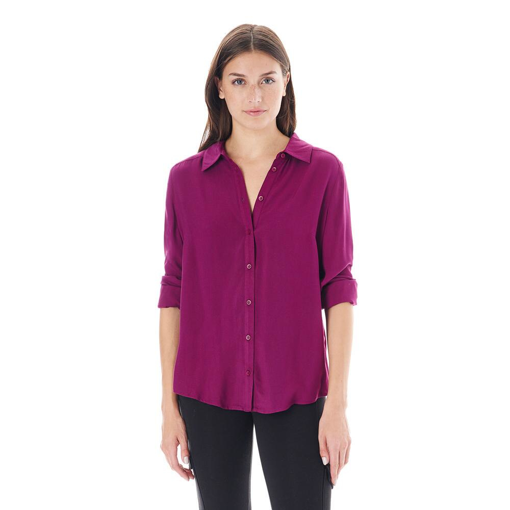Lyst - G.H. Bass & Co. Symone Button Down Shirt in Purple
