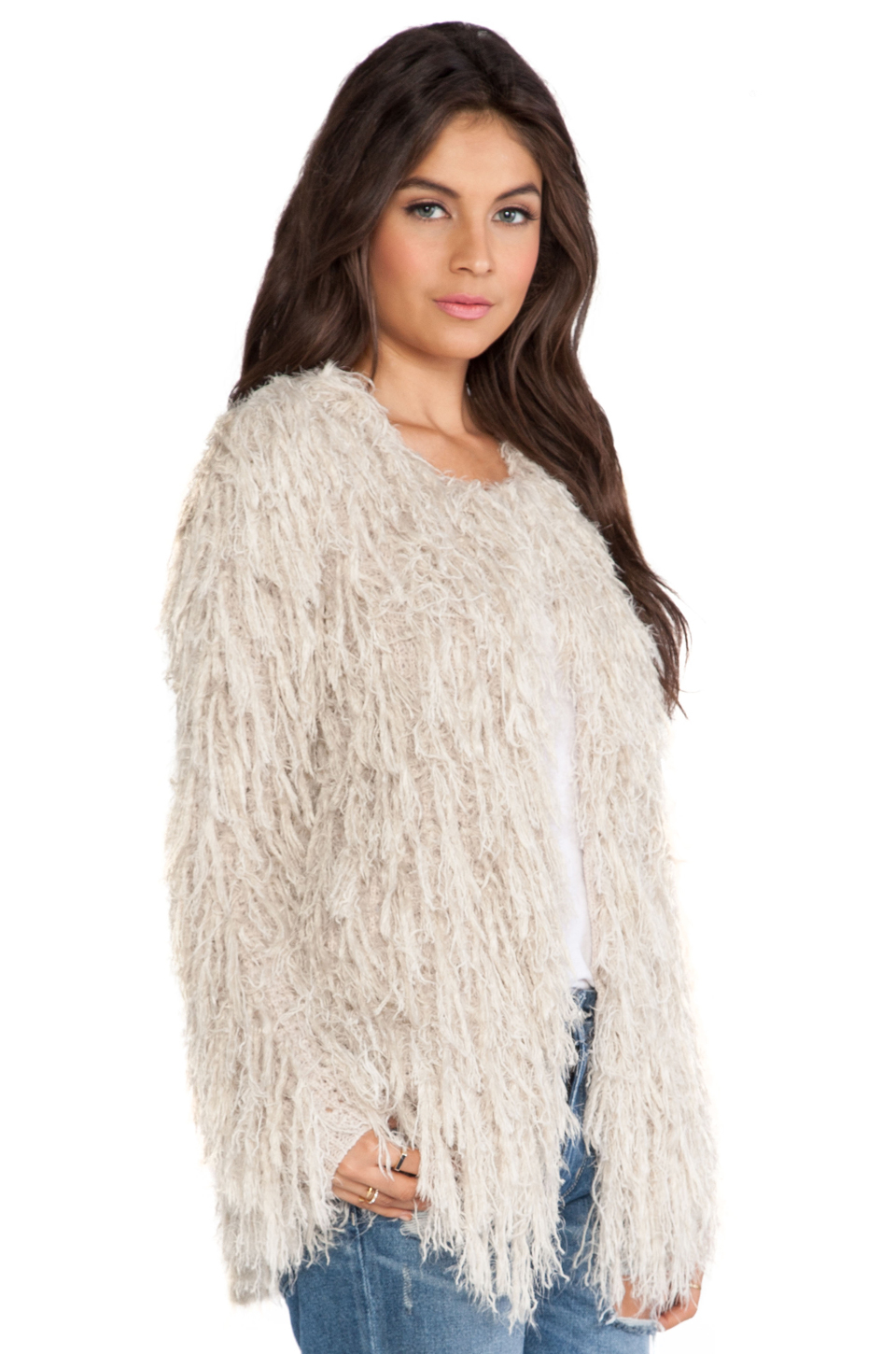 free people shaggy cardigan