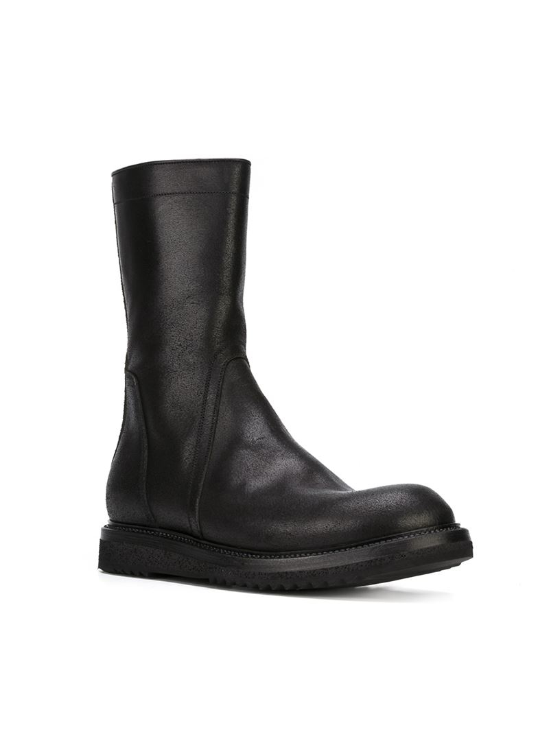 rick owens black boots