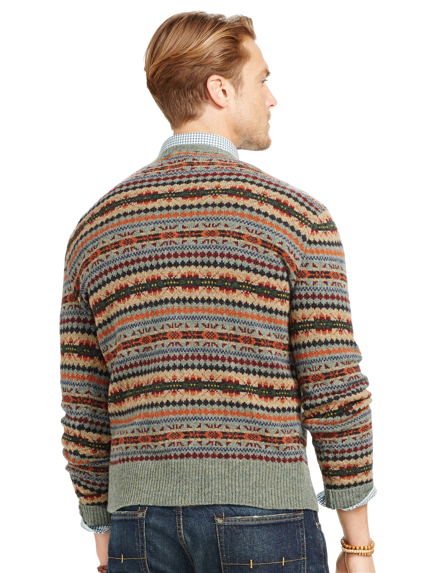Ralph lauren fair isle wool sweater Clearance