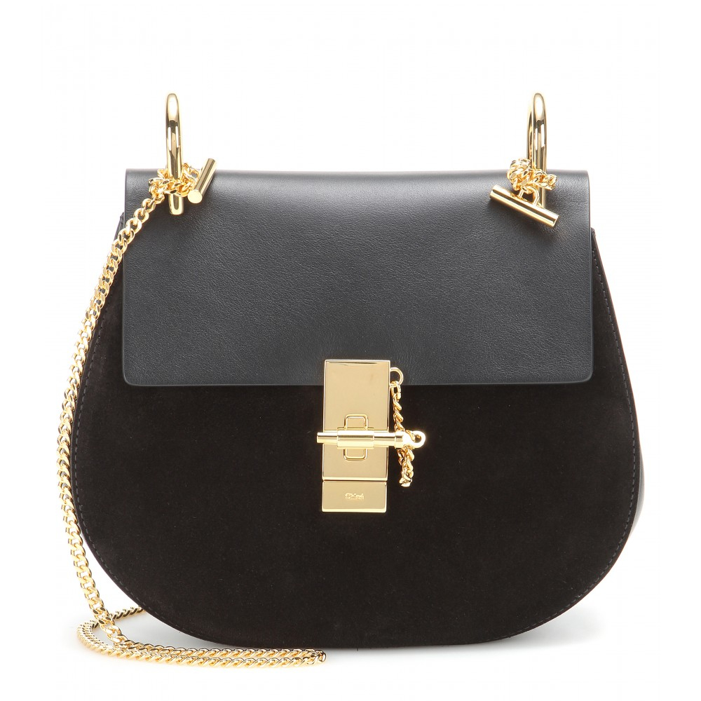 chloe suede purse