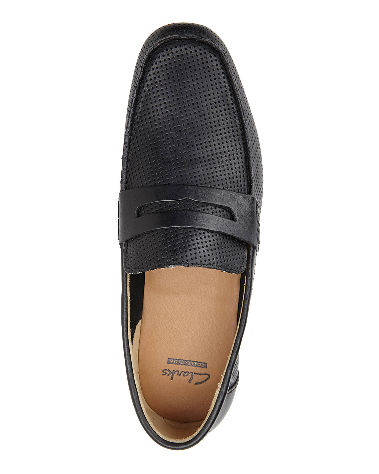 clarks mens penny loafers