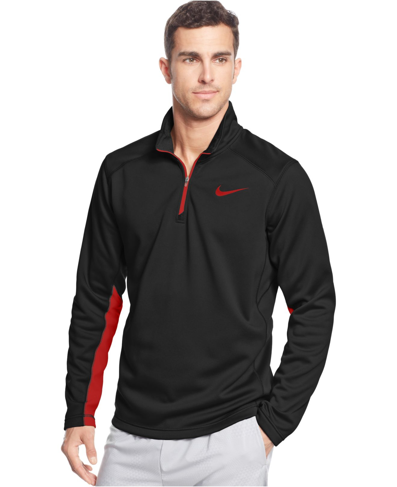 Download Lyst - Nike Ko Quarter-Zip Pullover in Black for Men