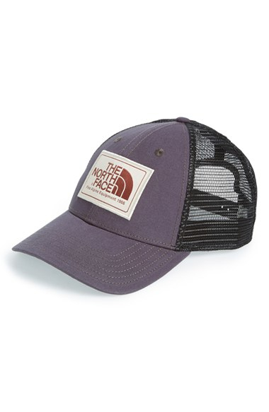 north face mudder trucker hat black