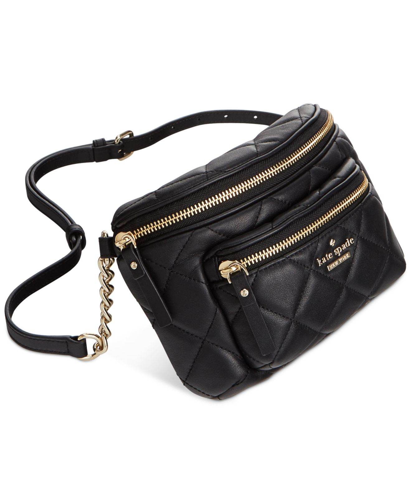 kate spade black fanny pack