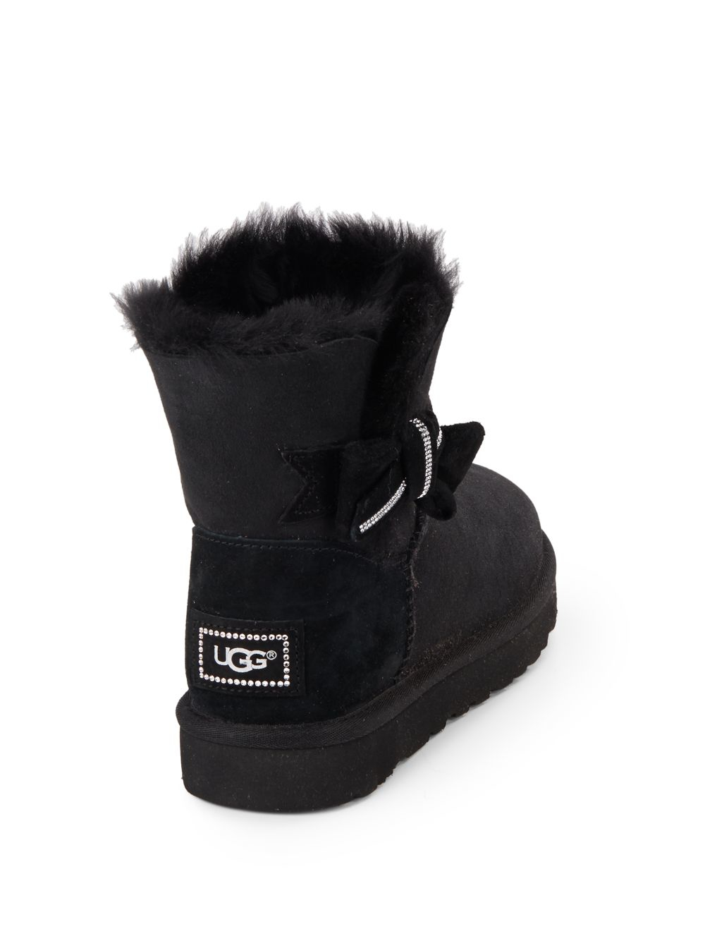 black uggs with diamonds