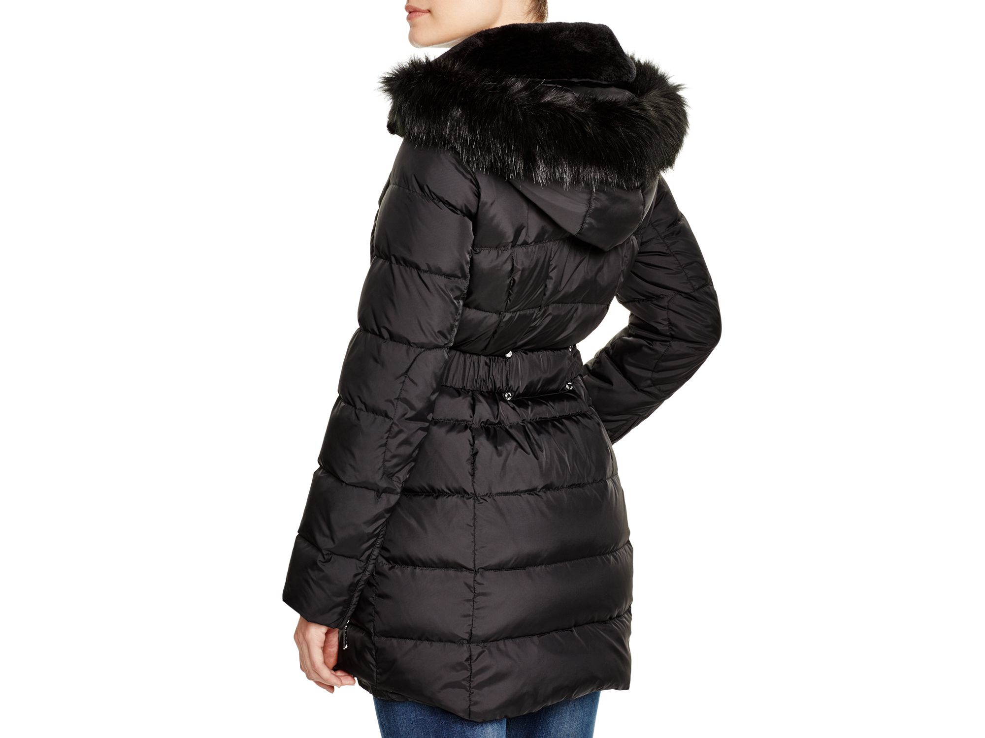 dkny belted coat