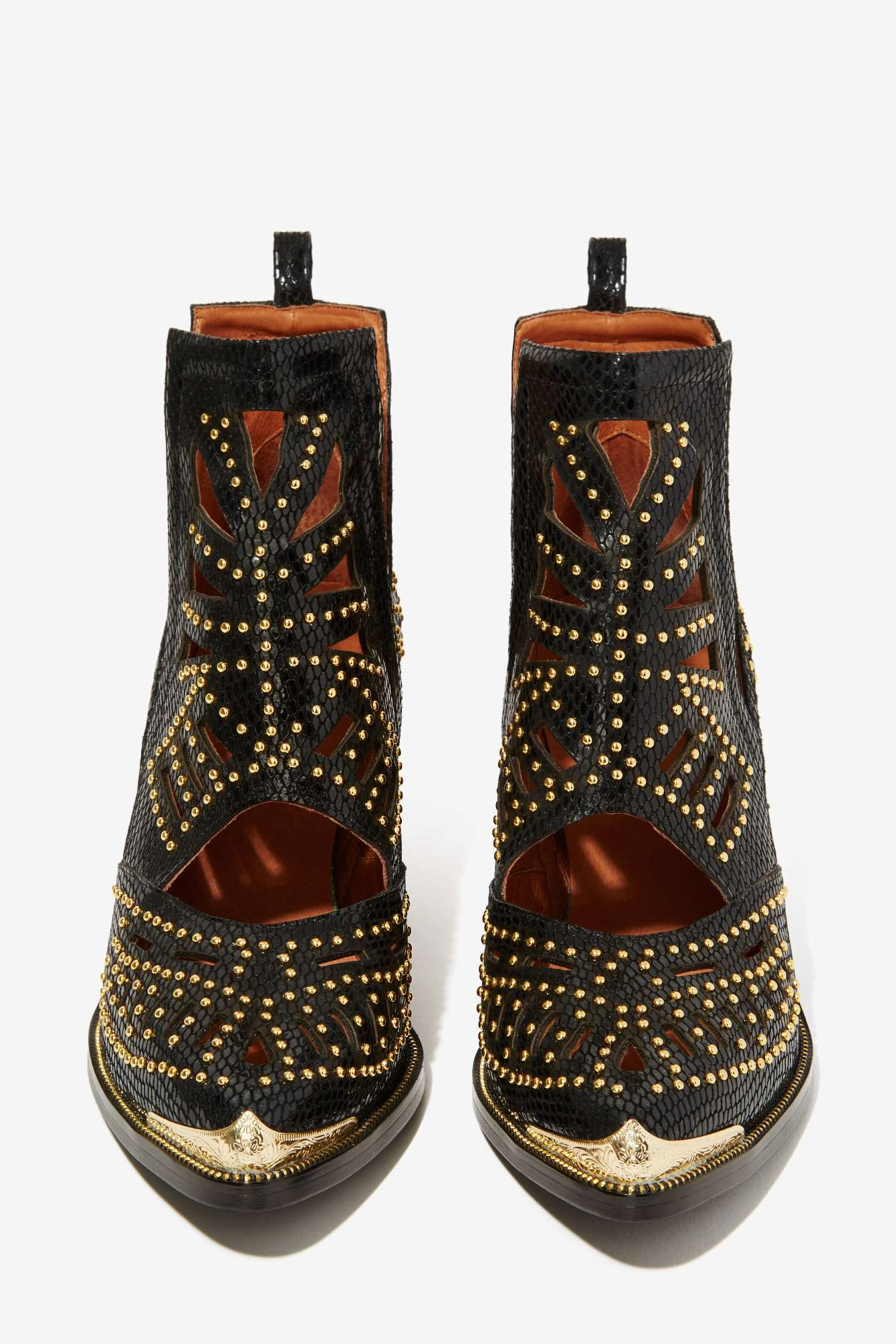 shopping shops Jeffrey Campbell Maceo Cutout Leather Boot in Black Lyst  discounts sellers -www.ashqargroup.com